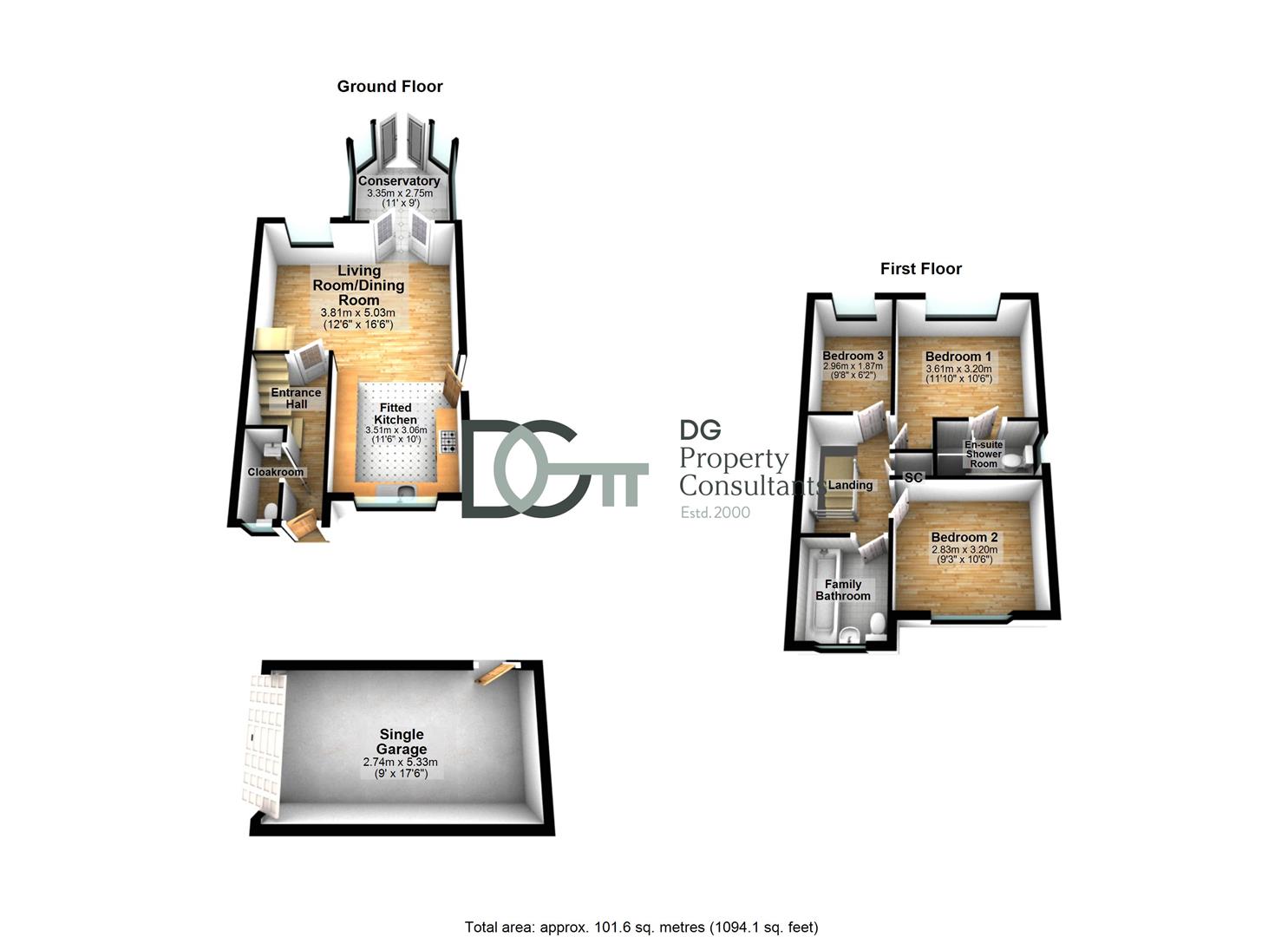 12, Peartree Close, Dunstable floorplan