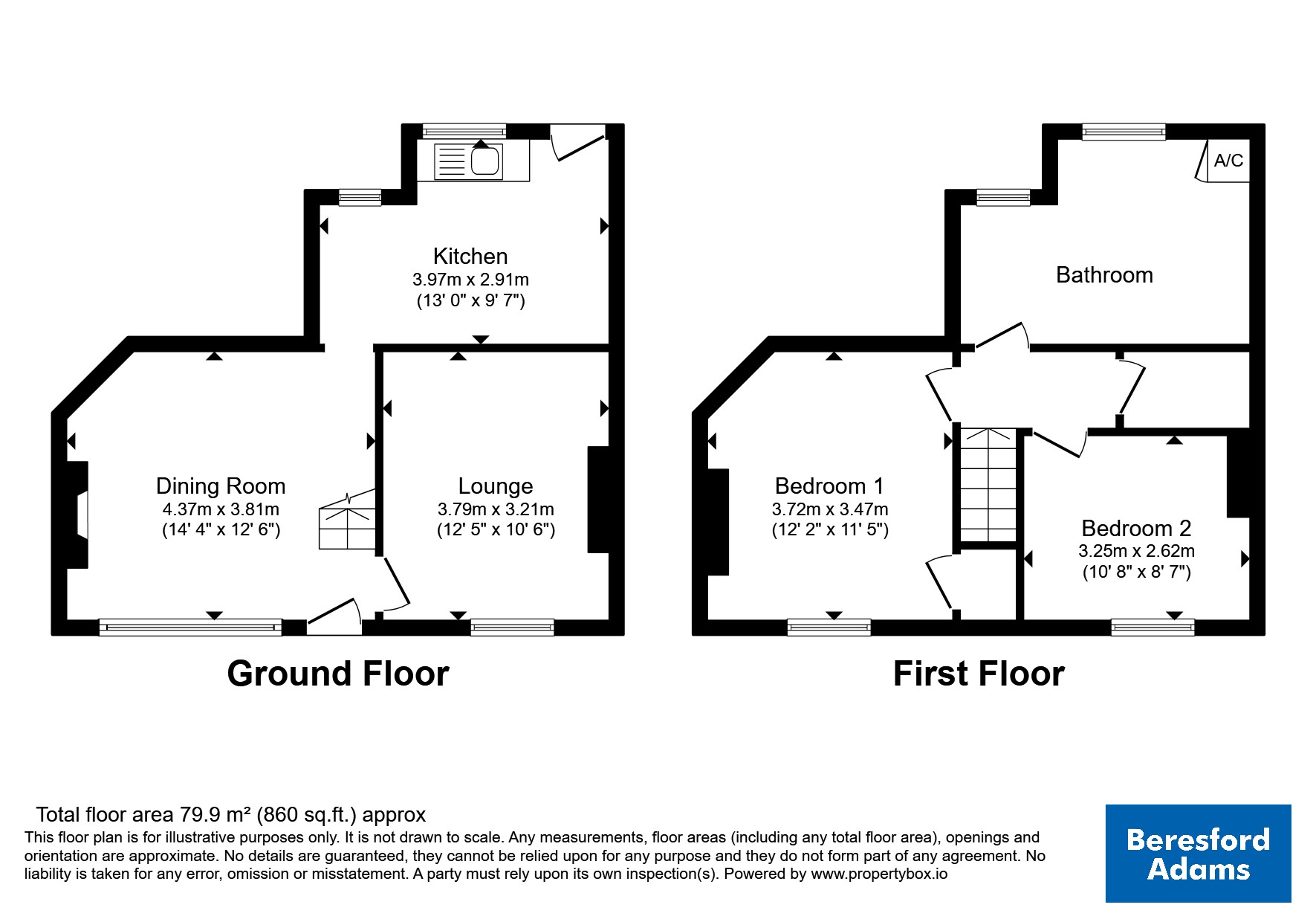 48, Hendre Street, Gwynedd floorplan