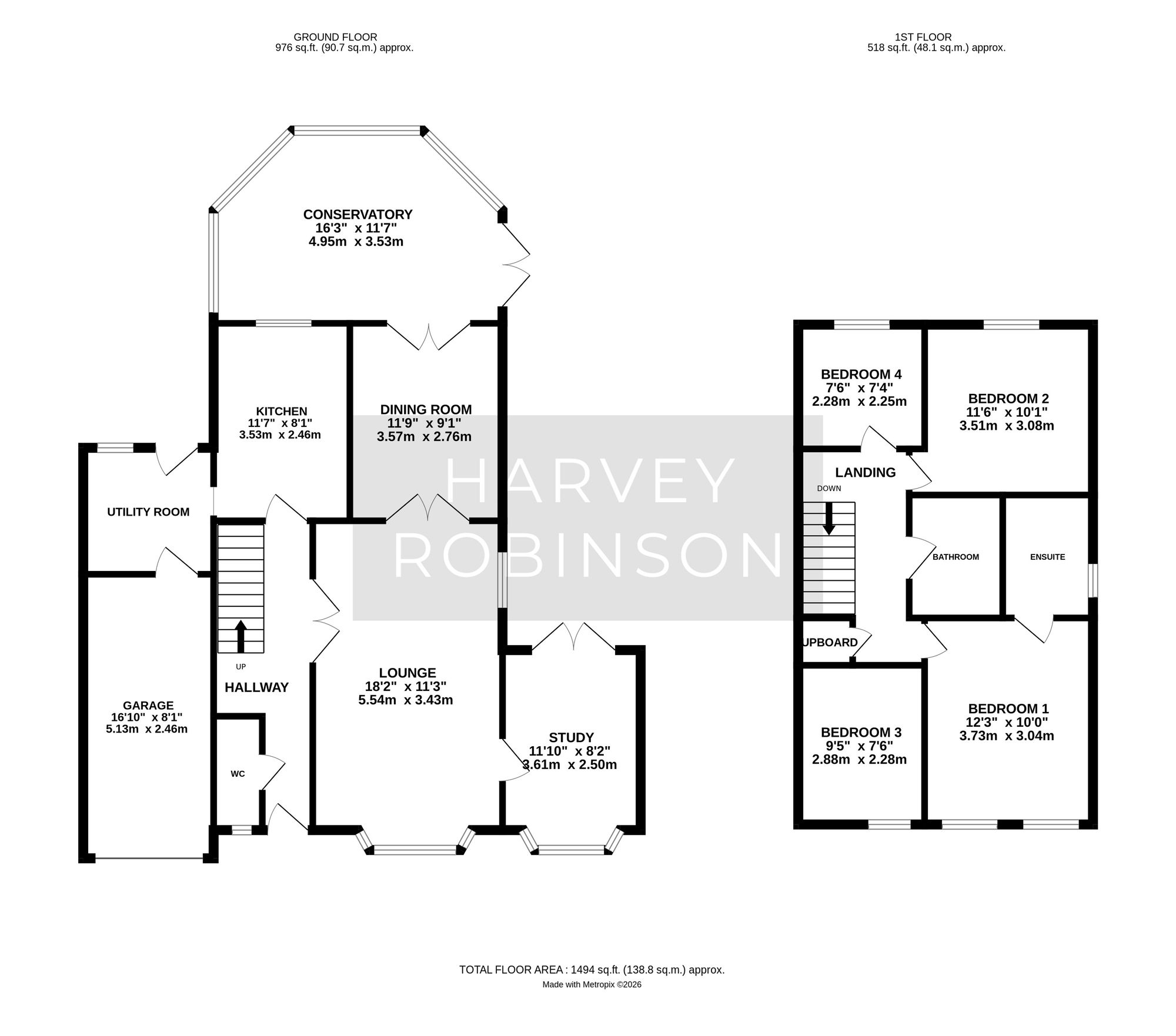 6 Cranfield Place, Huntingdon floorplan