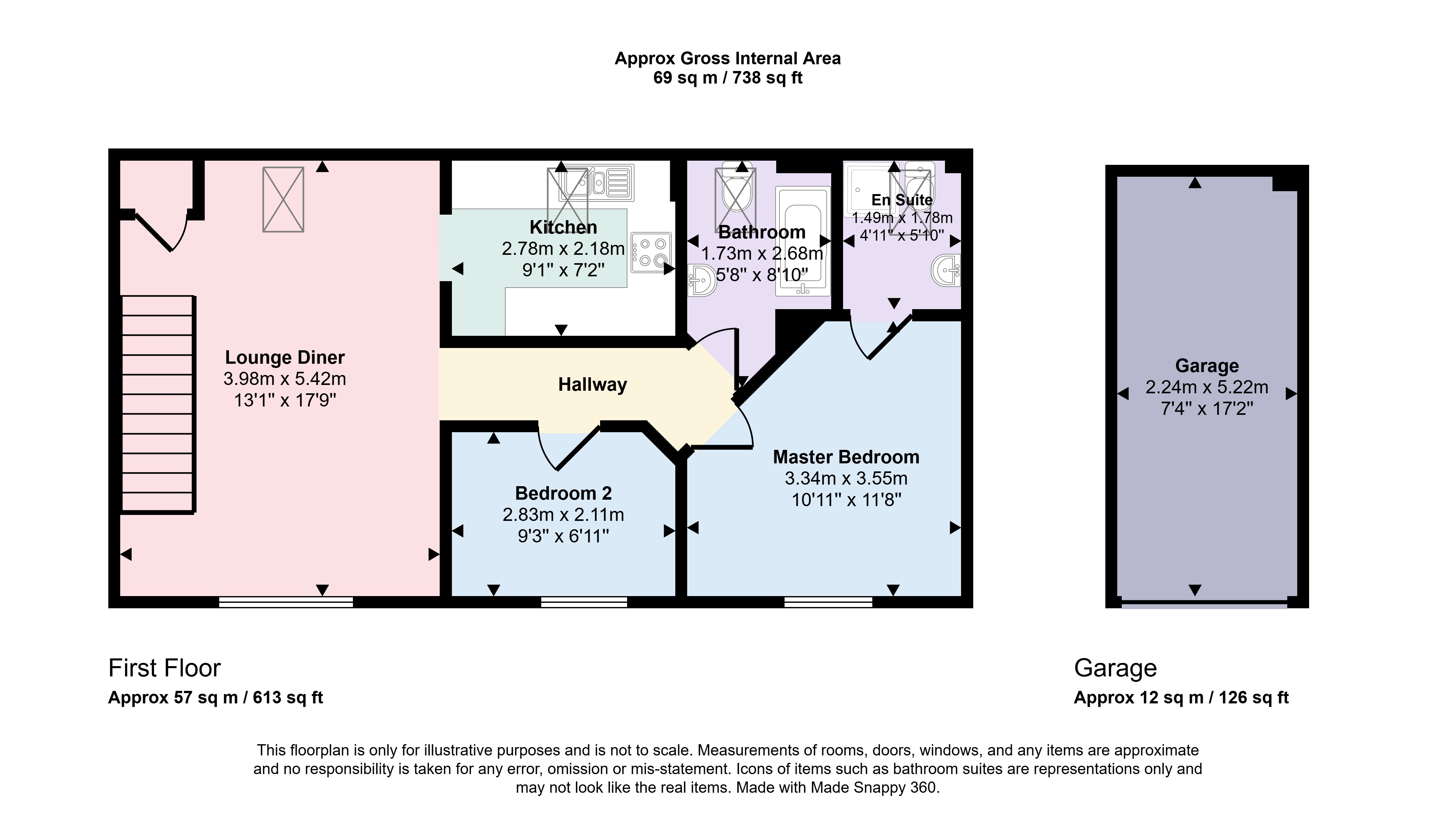 125, Larcombe Road, St Austell floorplan