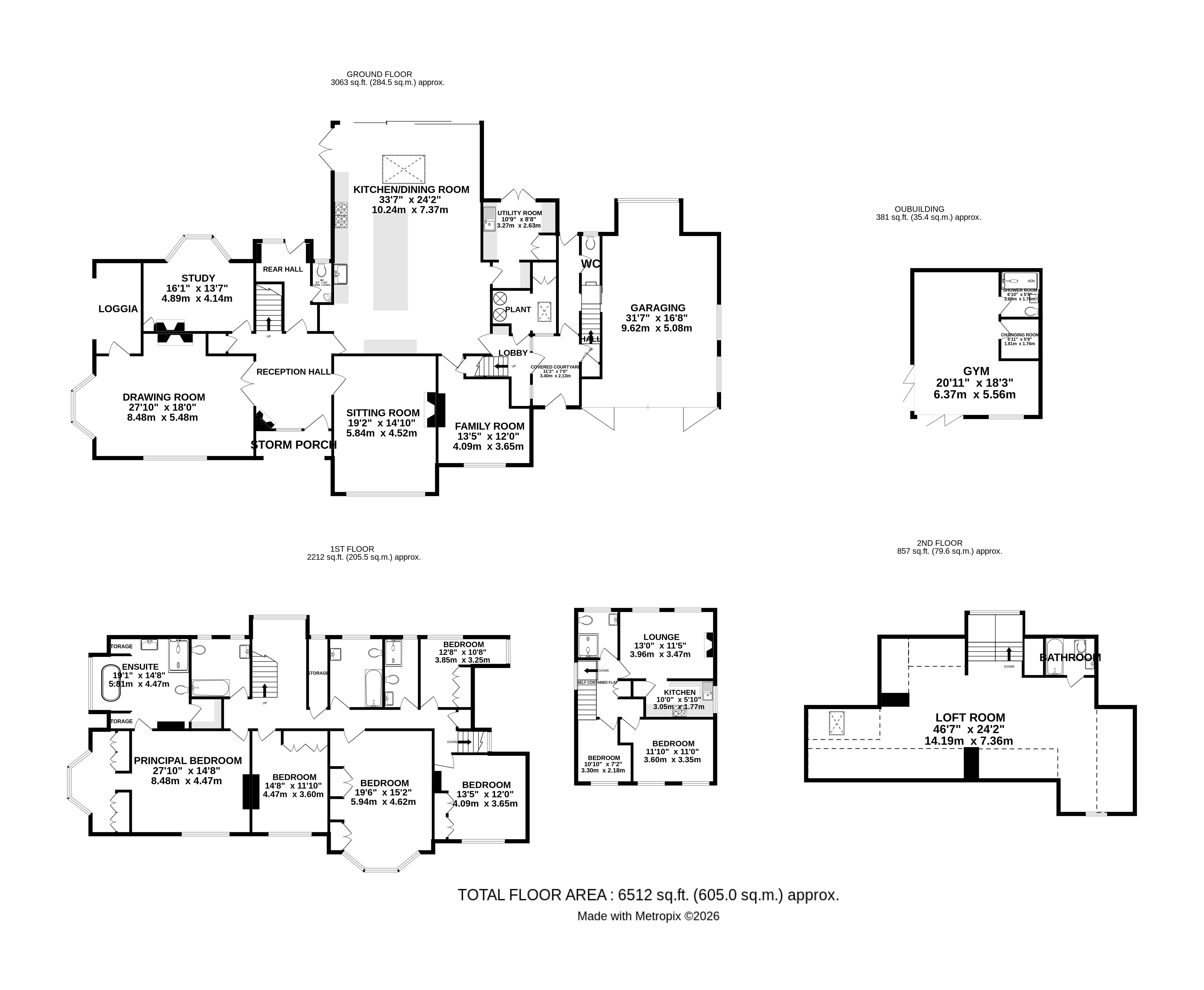 Oak Lodge, Silver Lane, Purley floorplan