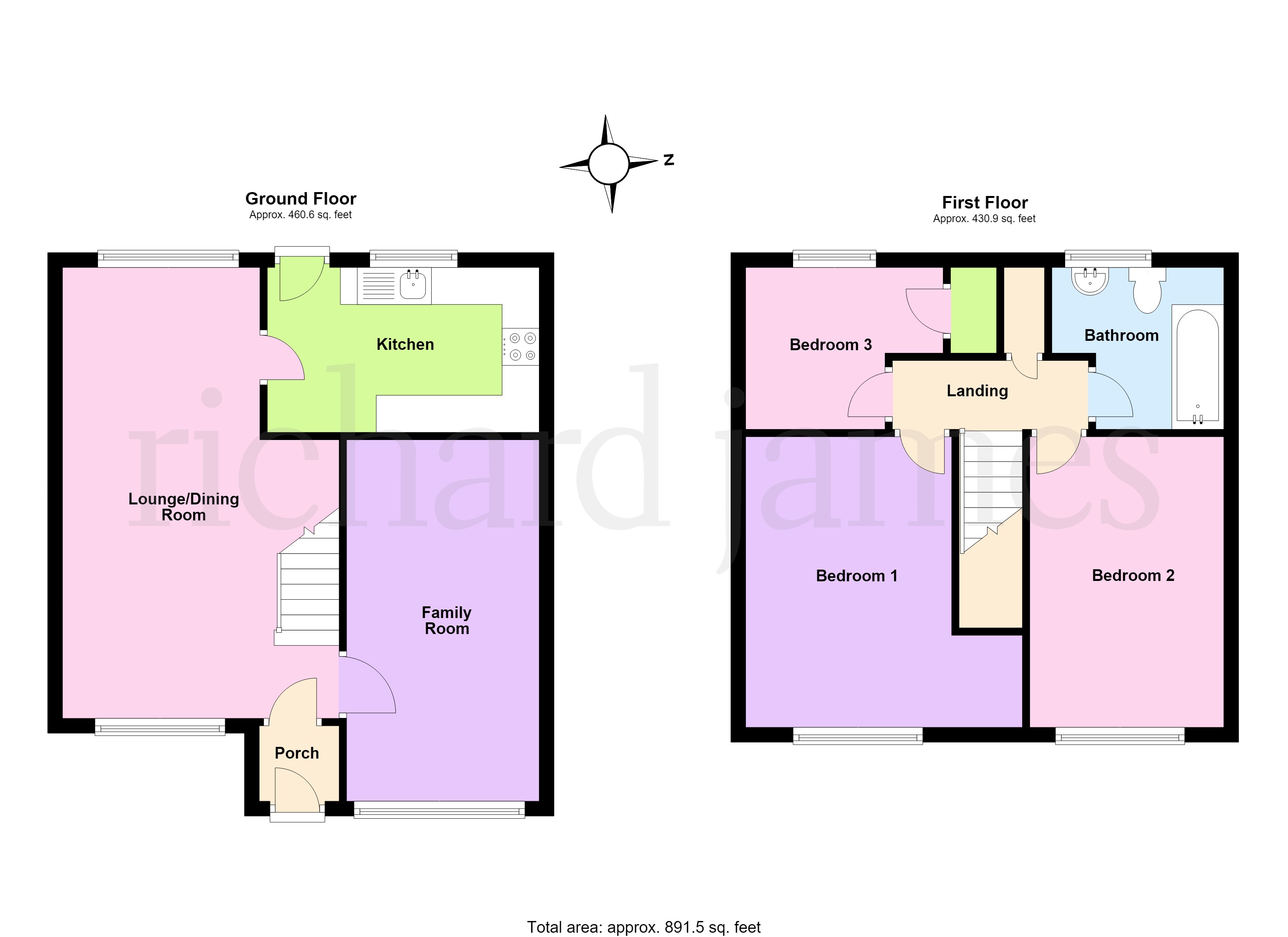 16, Naseby Close, Wellingborough floorplan