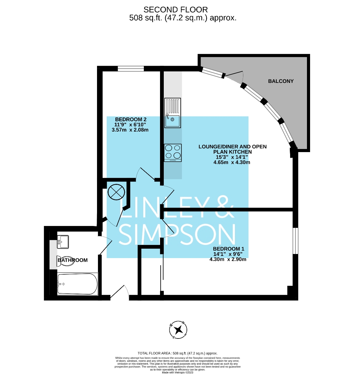 68,, Cordwainers Court, York floorplan