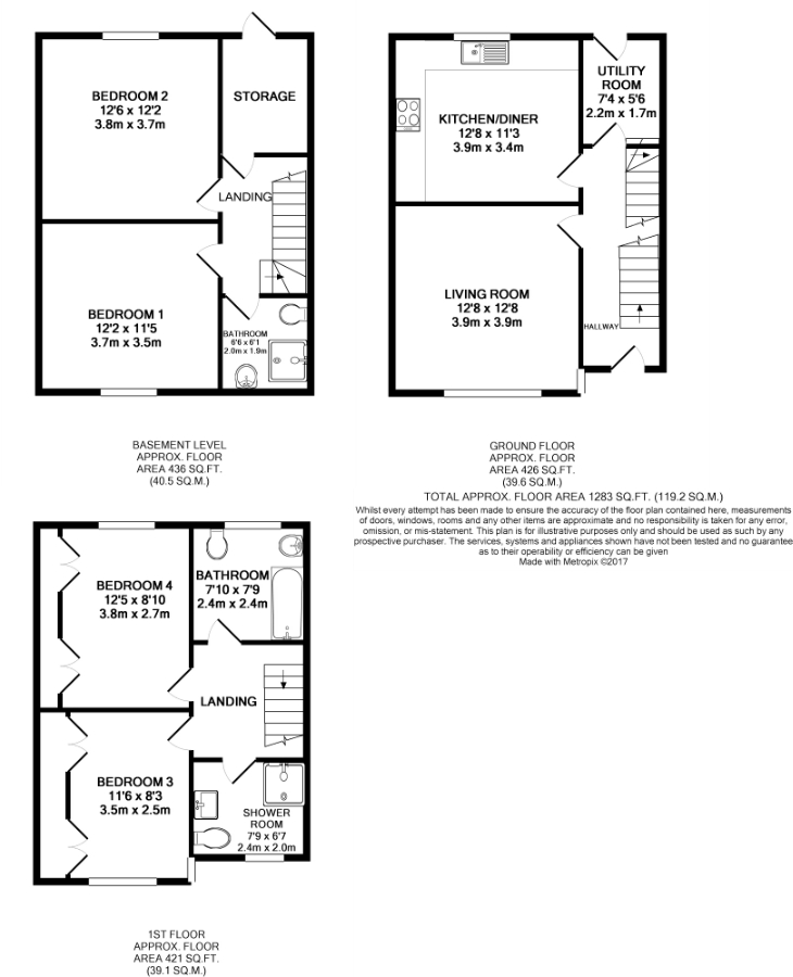 Mayville Avenue, Leeds floorplan