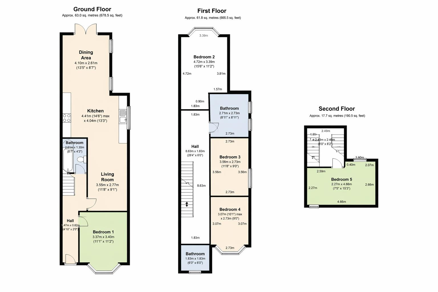 Mount Pleasant Road, Exeter floorplan