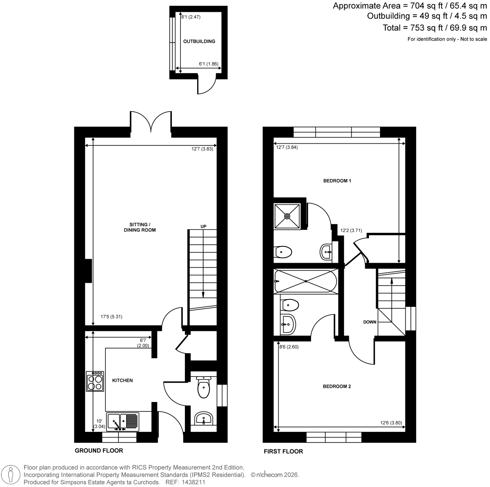 30, Clarendon Gate, Ottershaw floorplan
