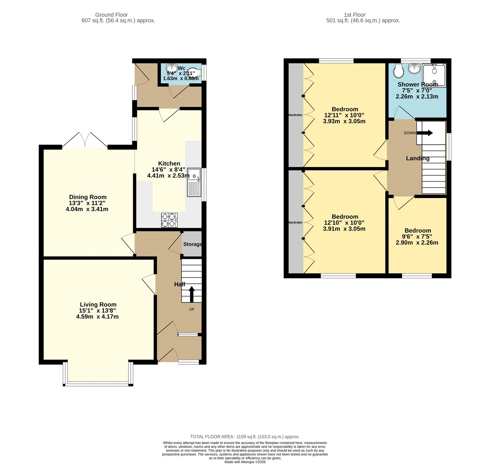 58, Highbury Road, Bristol floorplan