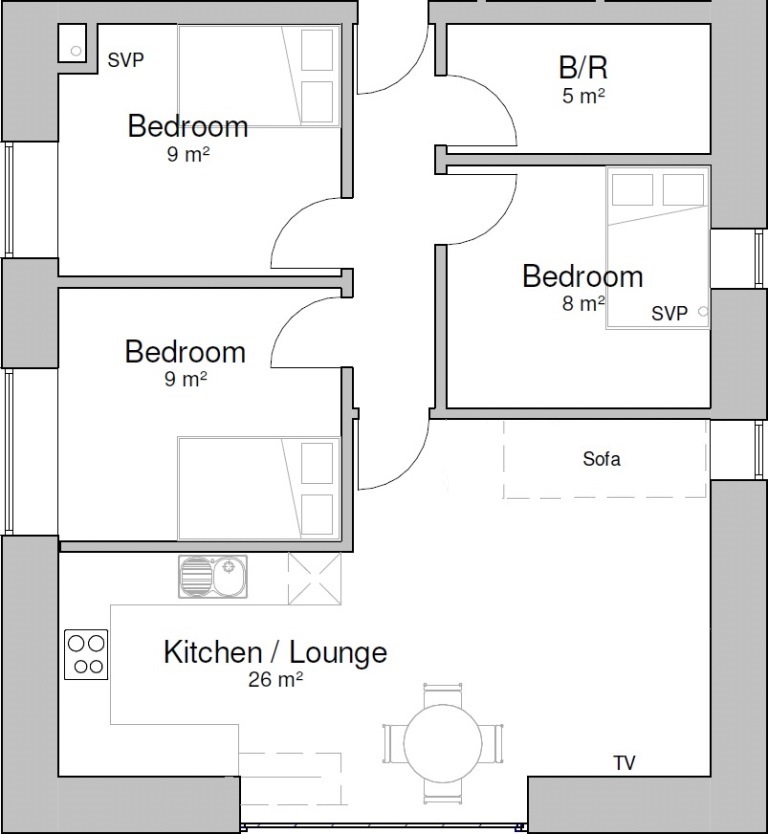 Flat 10, Adamsdown Church, Adamsdown Square, Cardiff floorplan