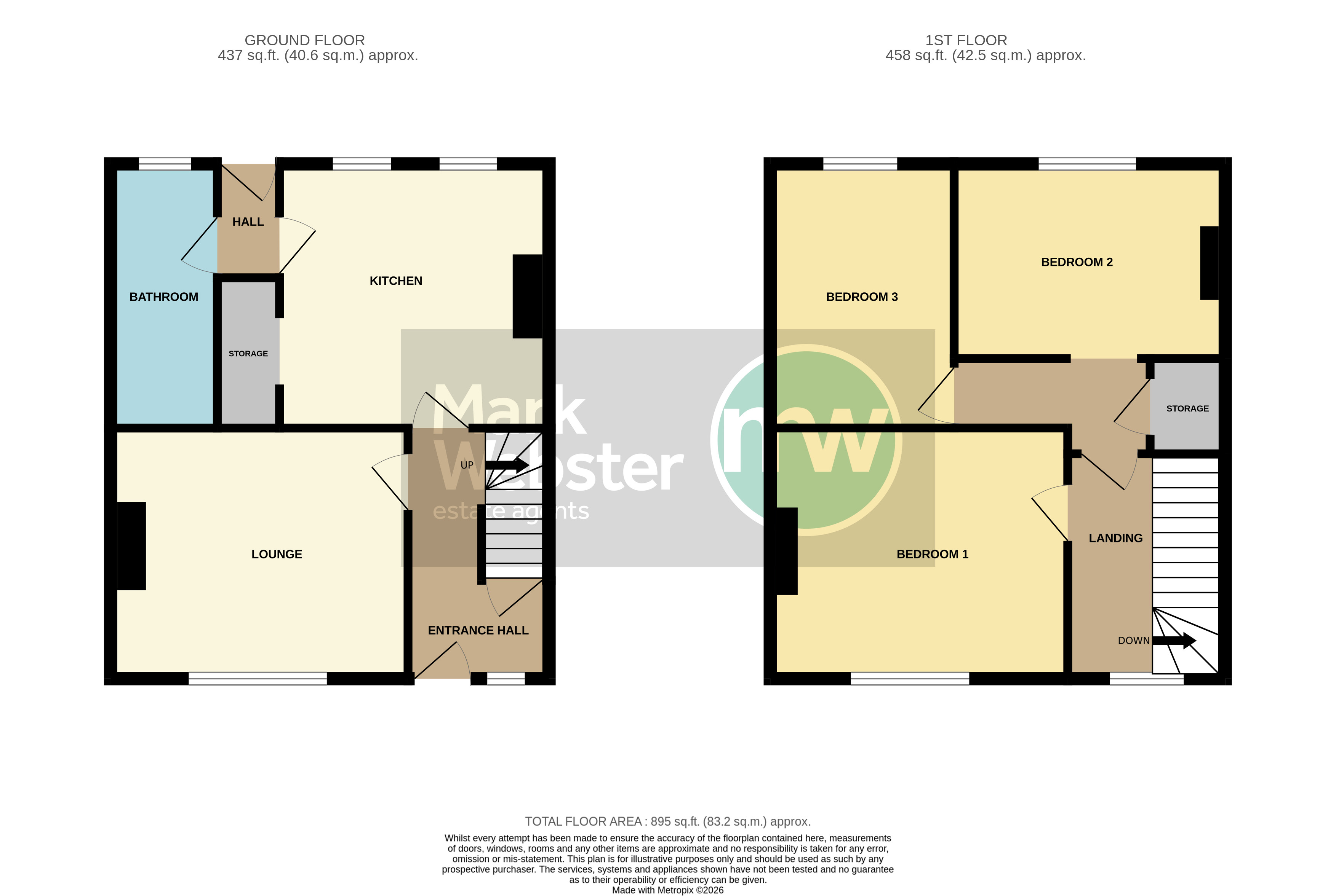 13, Atterton Lane, Atherstone floorplan
