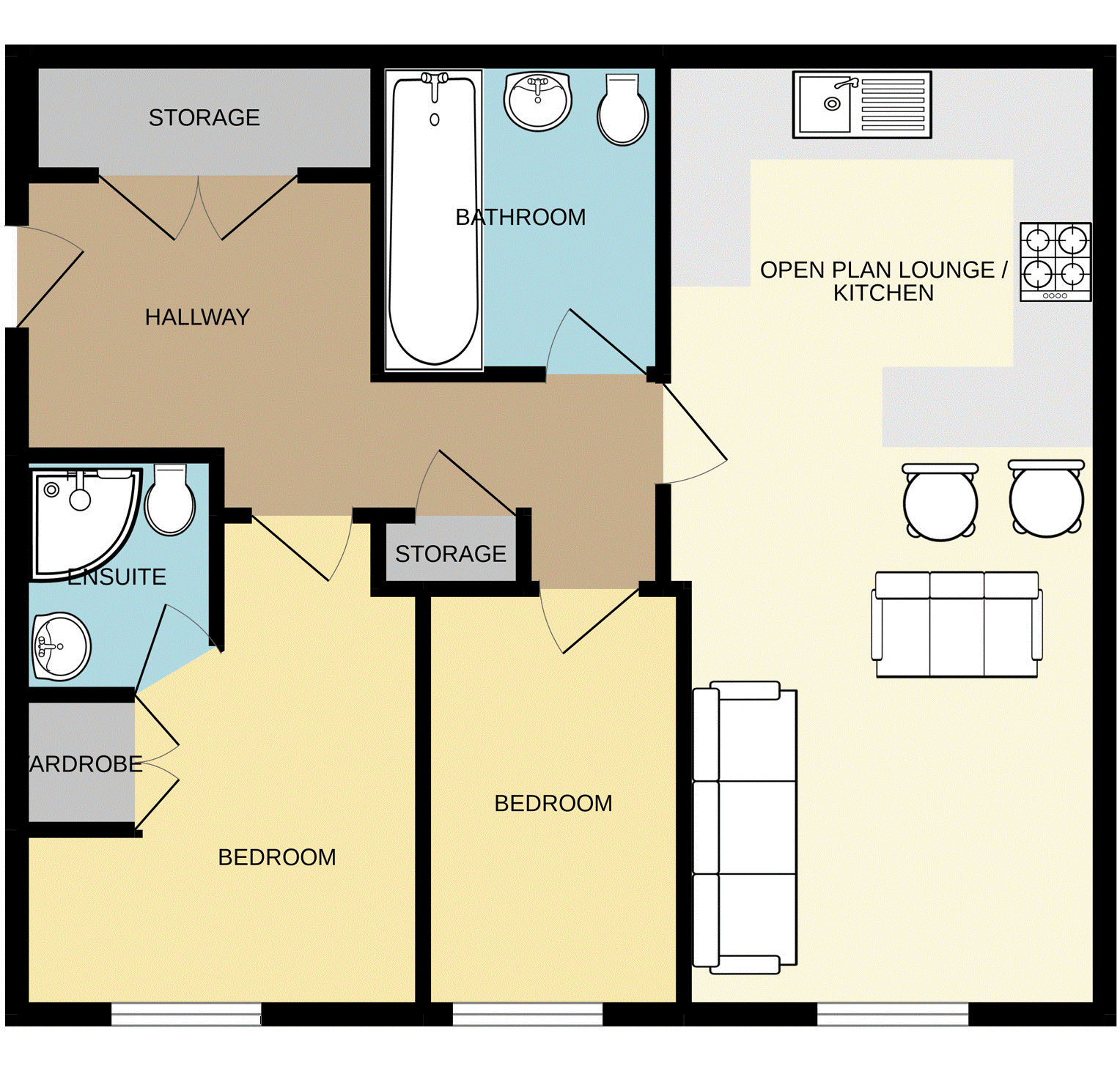 Ray Mercer Way, Kidderminster floorplan