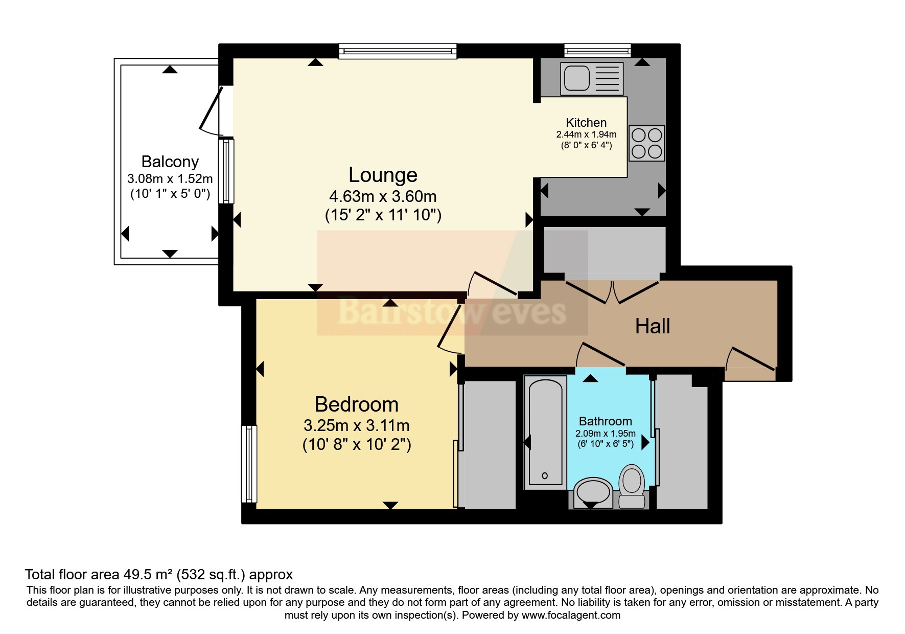 Flat 51, The Peninsula,, Pegasus Way, Kent floorplan