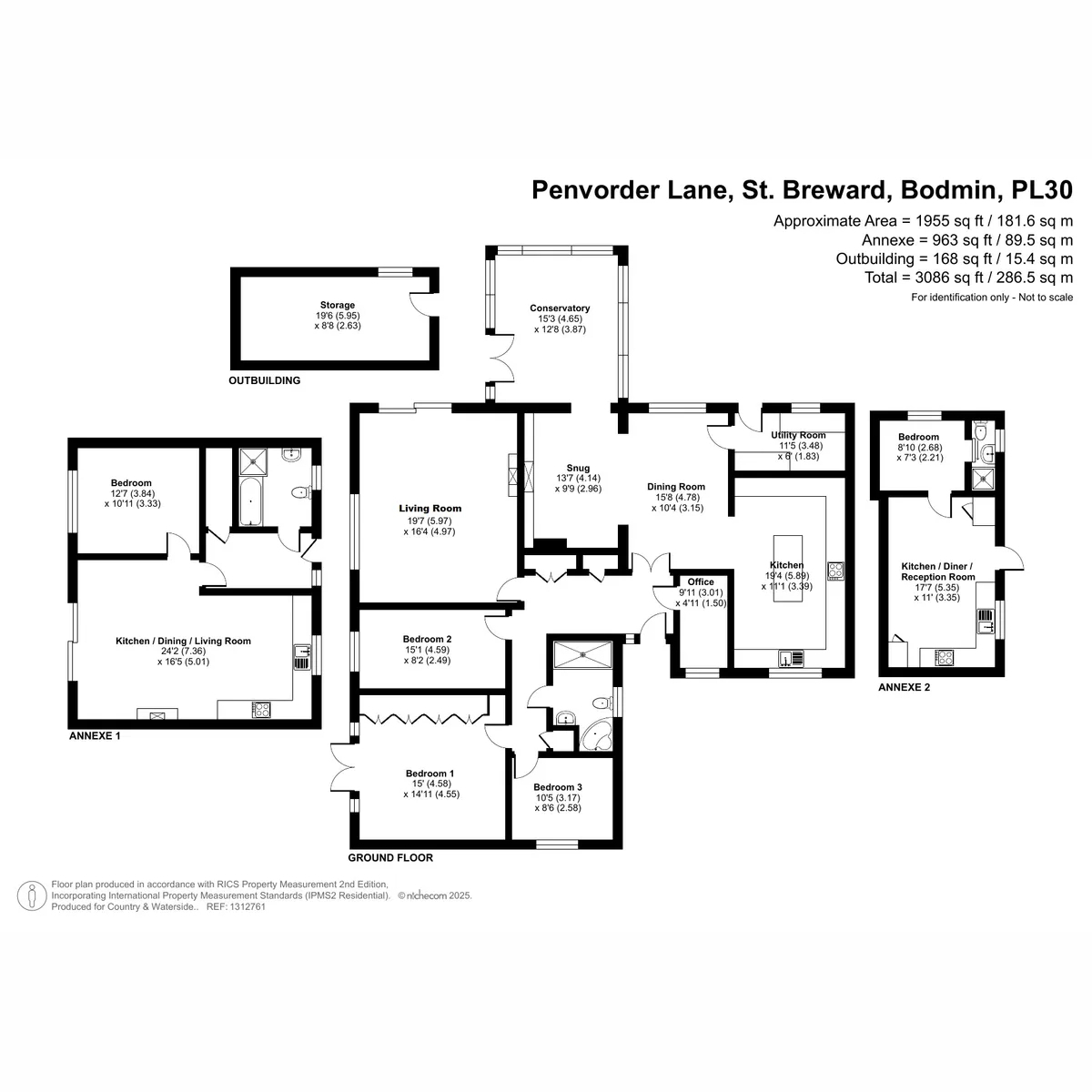 Trewayvon, Penvorder Lane, Bodmin floorplan