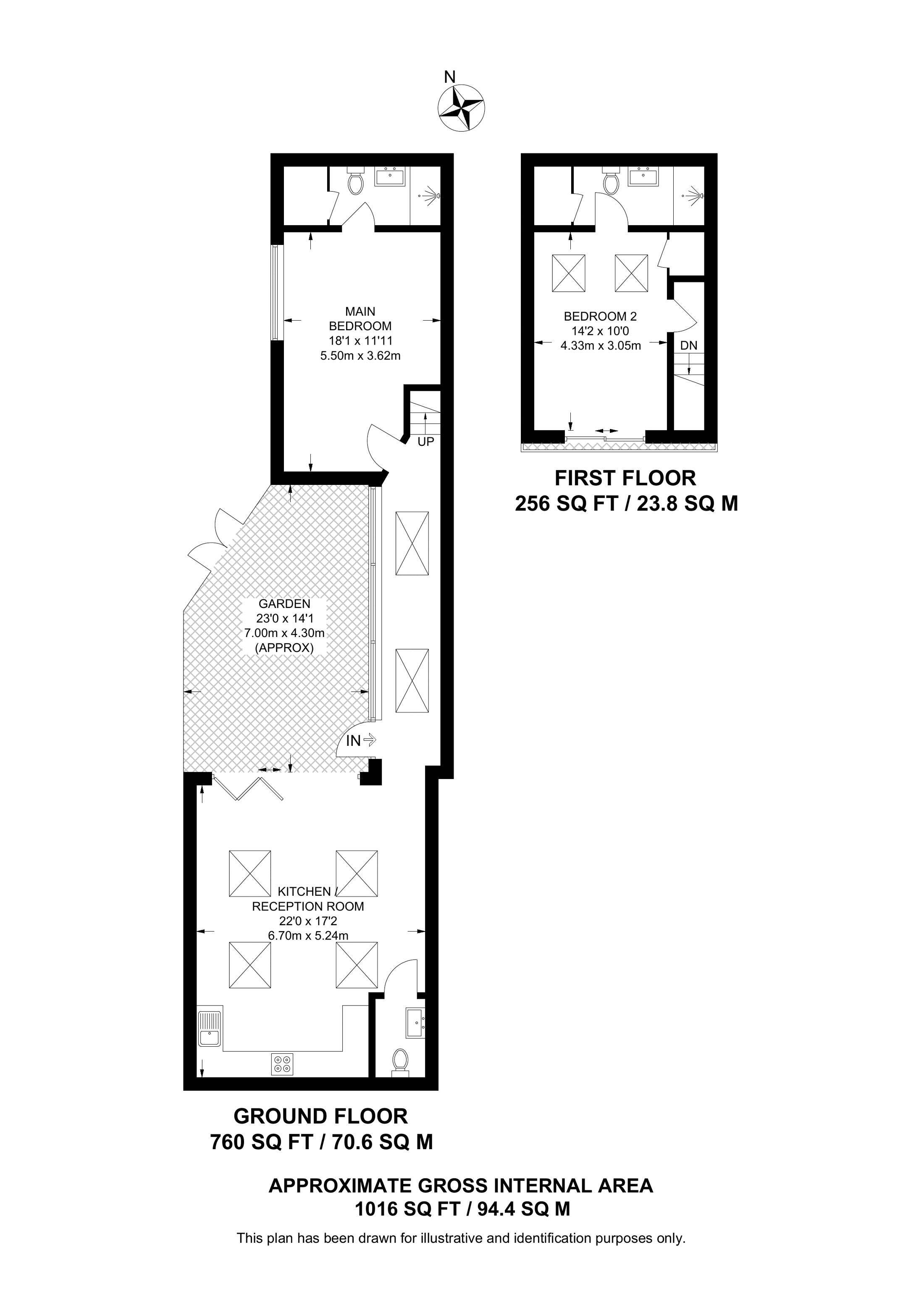 Bickersteth Road, Tooting, London, SW17 floorplan