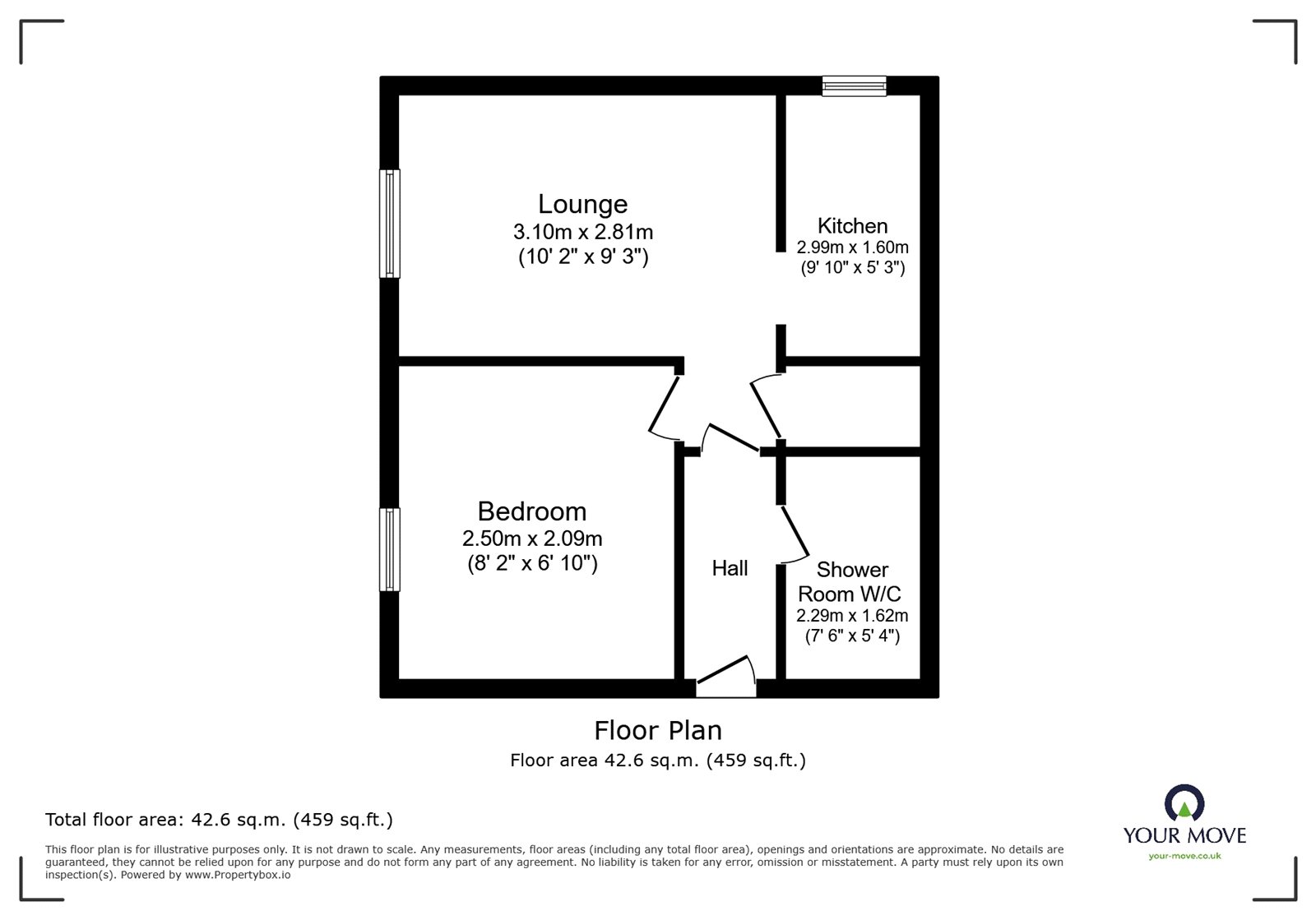 36, Bader Road, Staffordshire floorplan