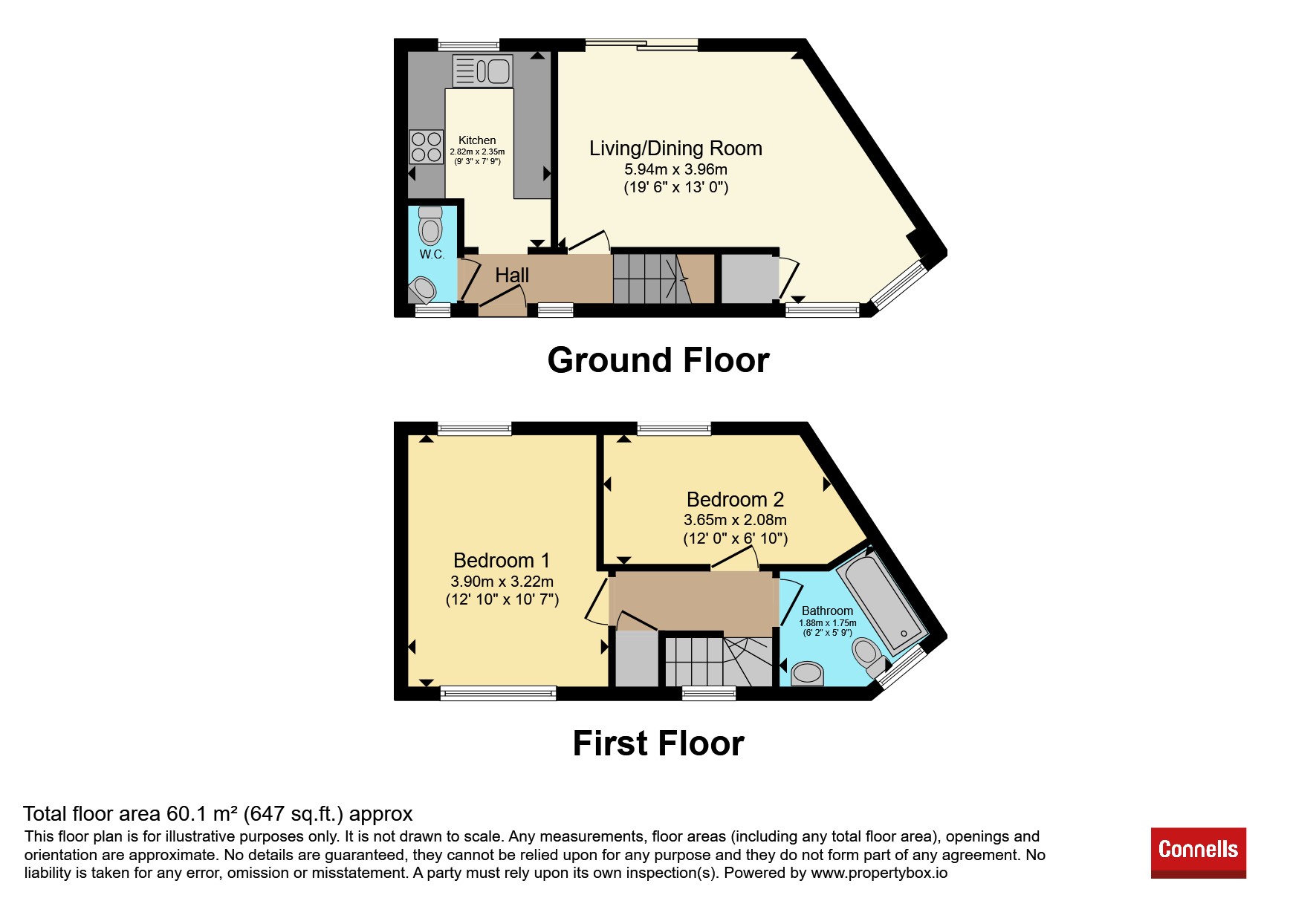 22, Grange Close, Leicester floorplan