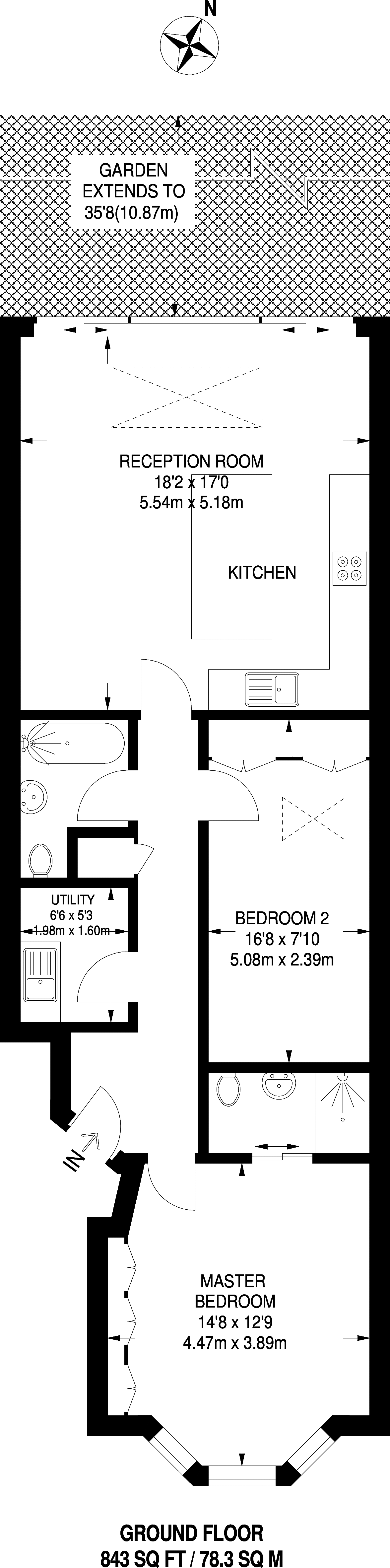 2 Bedrooms Flat to rent in Bollo Bridge Road, Acton W3