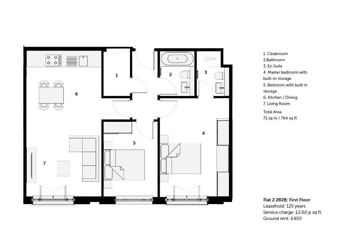 2 Bedrooms Flat for sale in Pratt Mews, Camden, London NW1