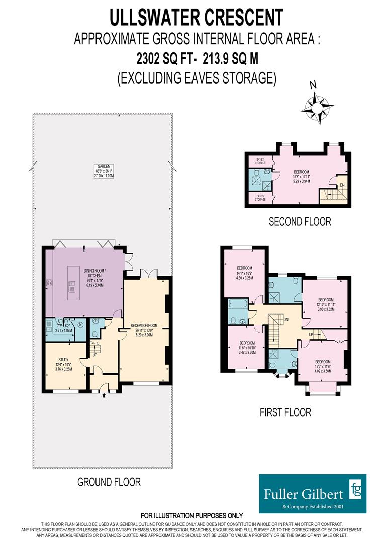 28, Ullswater Crescent, Putney Vale floorplan