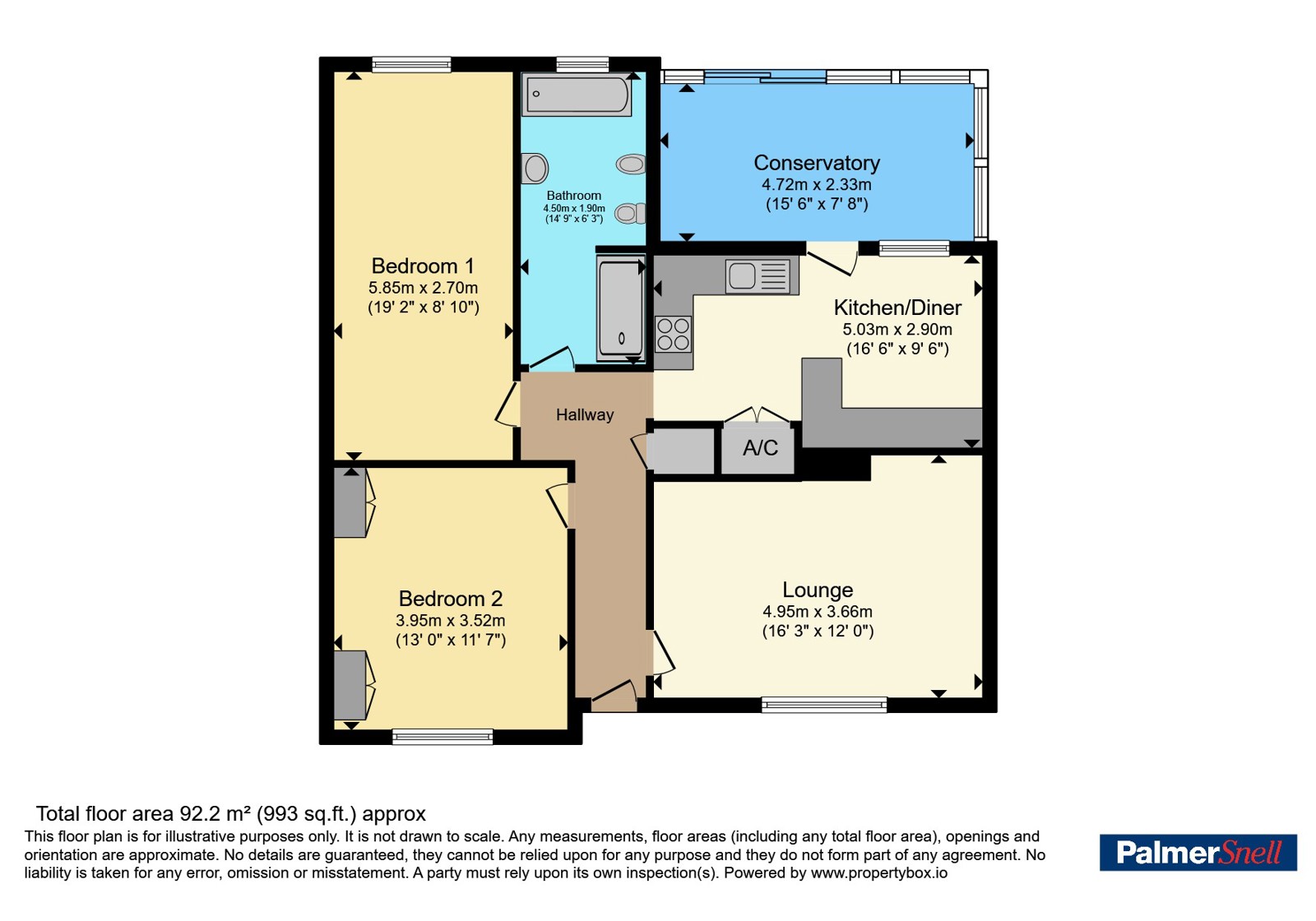 82, Beacon Park Road, Dorset floorplan