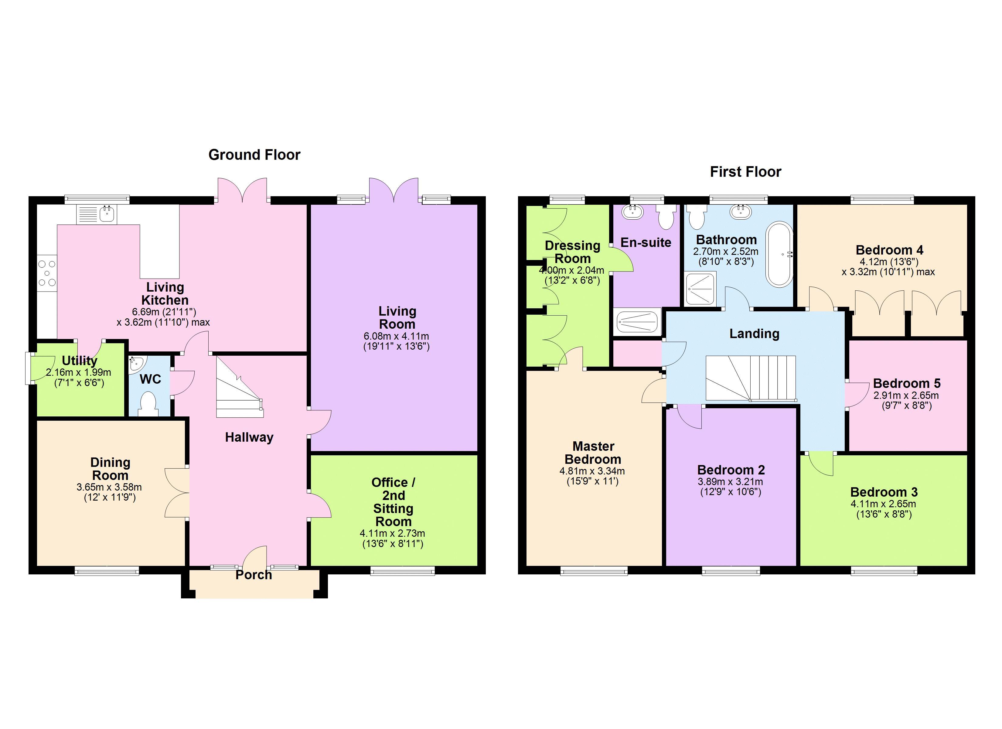 5 bed detached house for sale in The Steadings, Flixborough, Scunthorpe