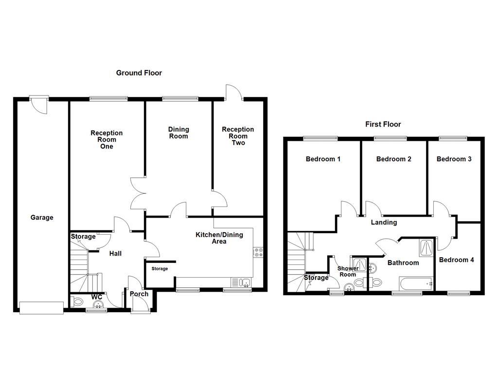 11, Kenilworth Close, Burnley floorplan