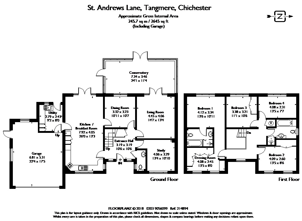 4 Bedrooms  to rent in St. Andrews Lane, Tangmere, Chichester PO20