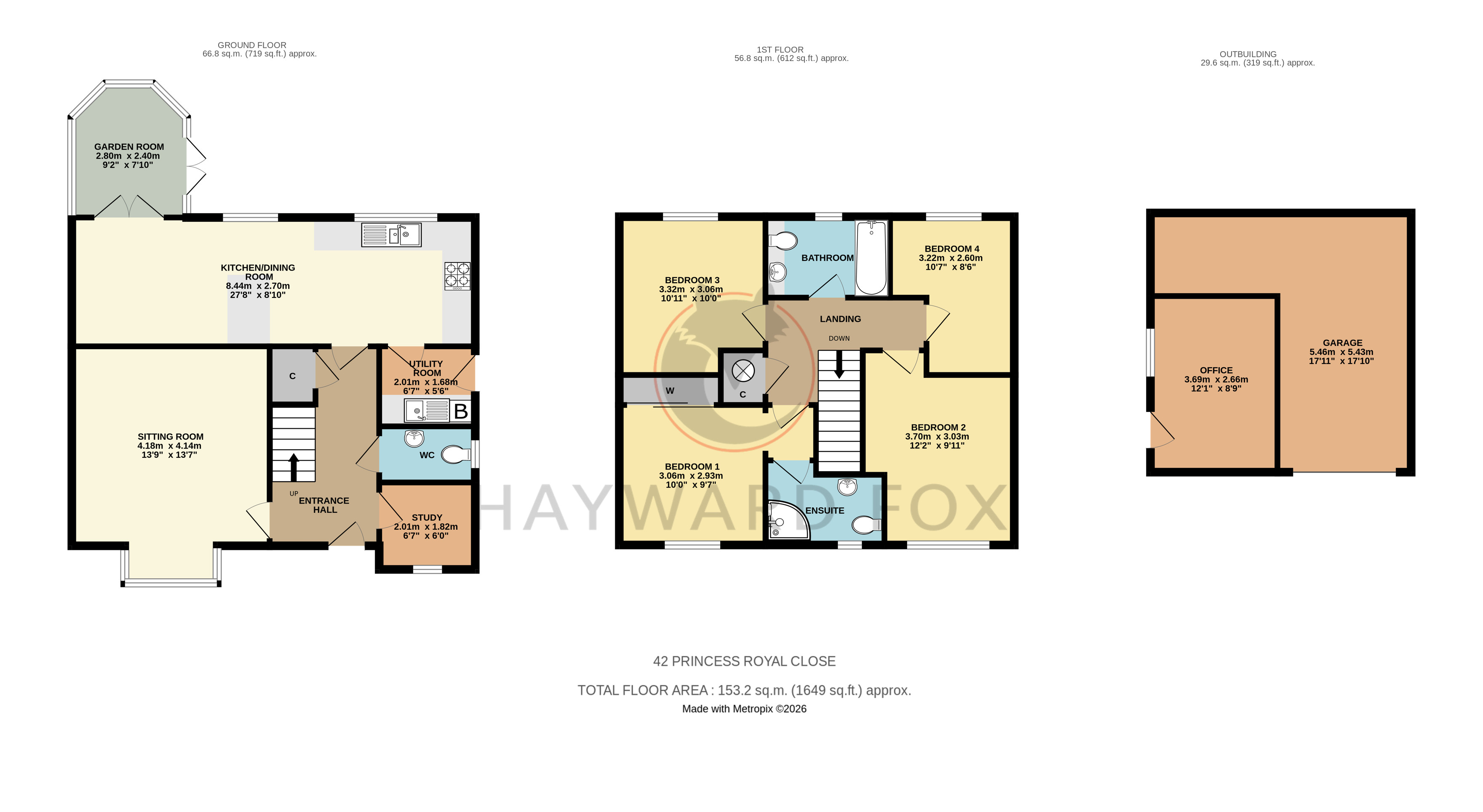 42, Princess Royal Close, Hampshire floorplan