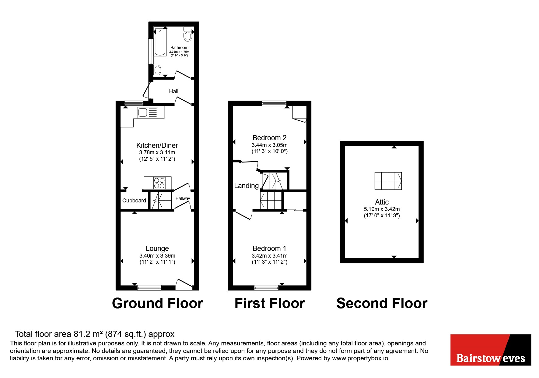 52, Alfred Street, Nottinghamshire floorplan