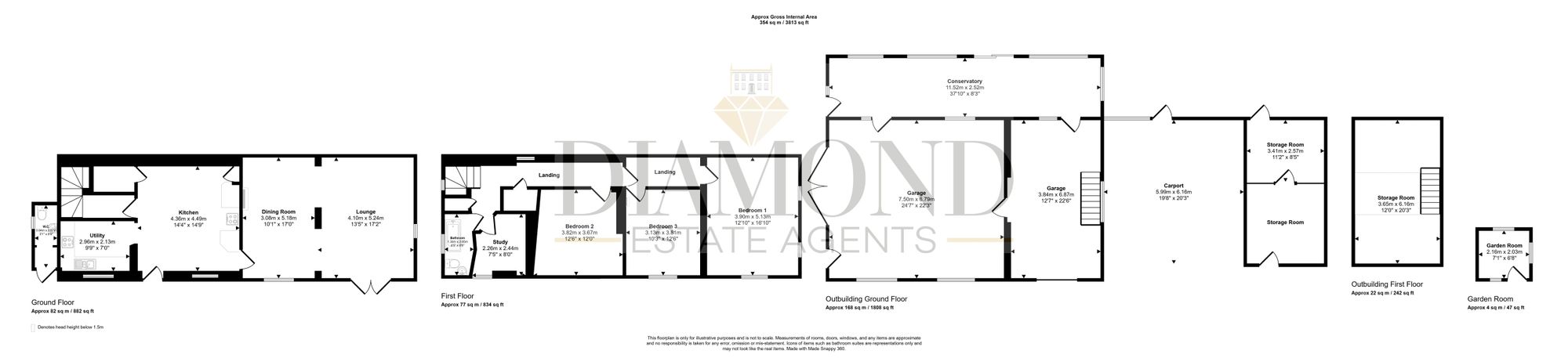 Leigh Mill Cottage, Tiverton floorplan