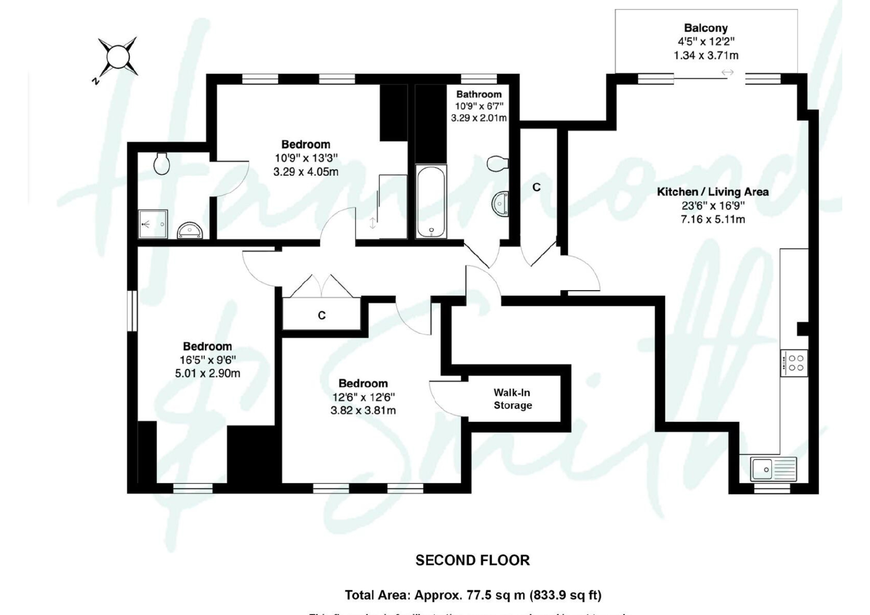 Rayley Lane, Epping floorplan