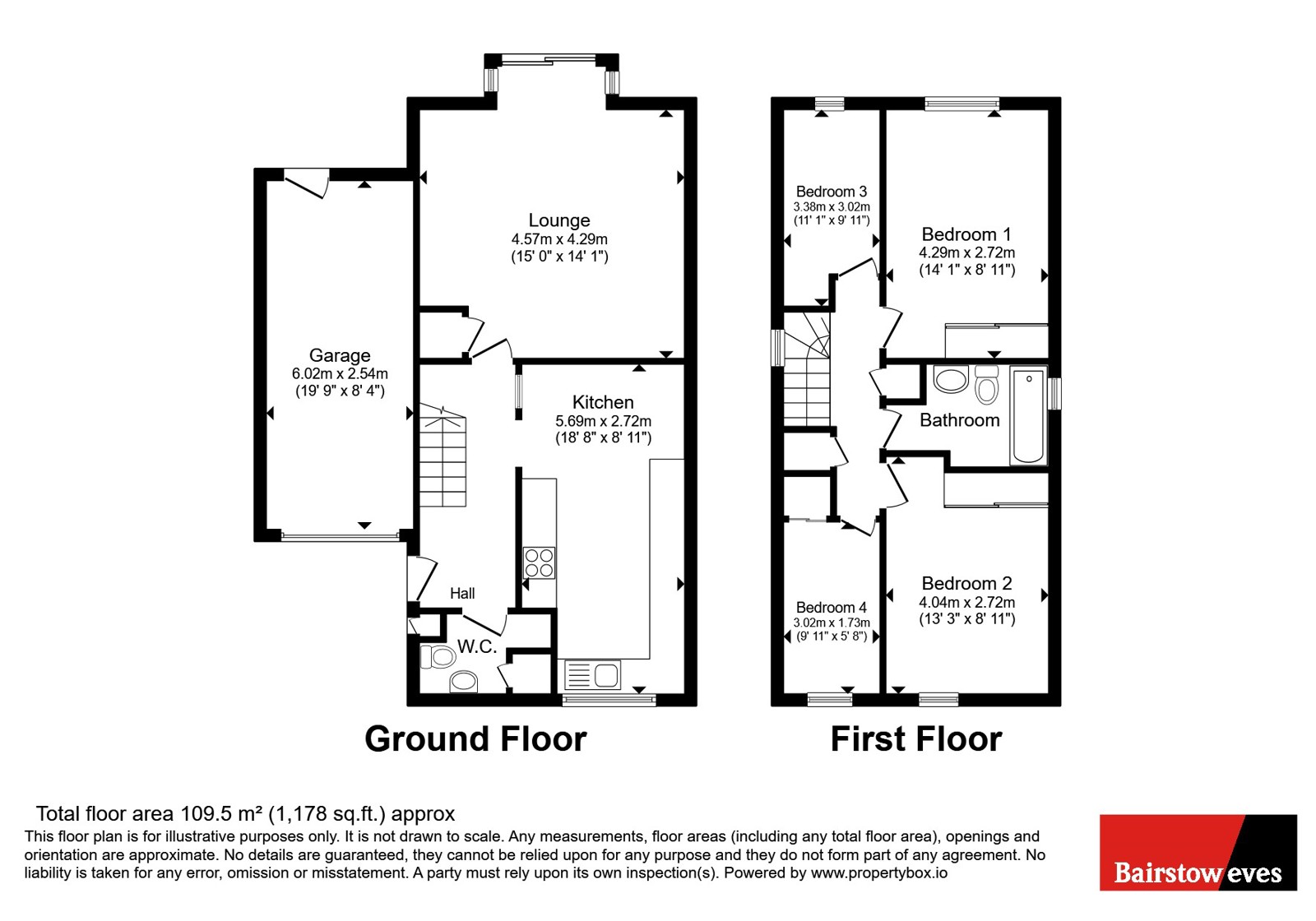 37, Newlands Woods, Croydon floorplan