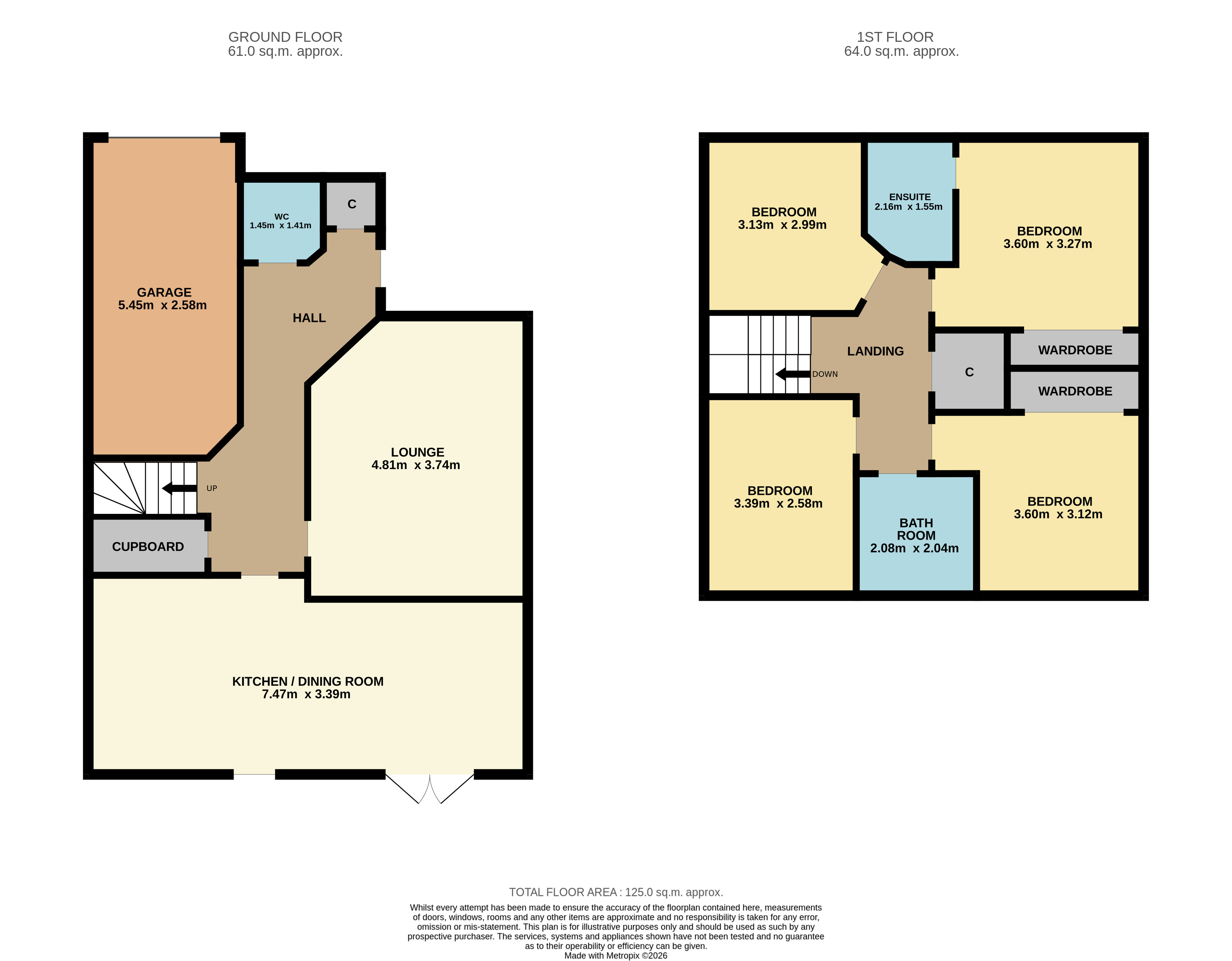 31, Henry Cotton Place, Carnoustie floorplan