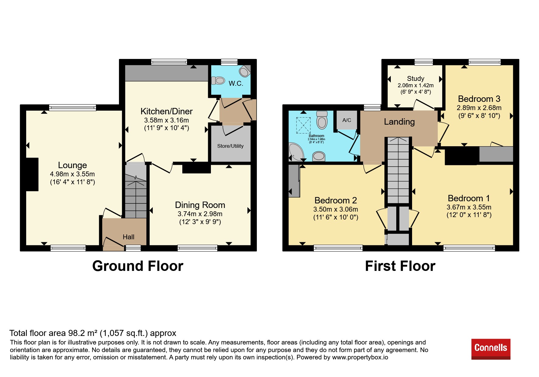 15, Hill View, Yeovil floorplan