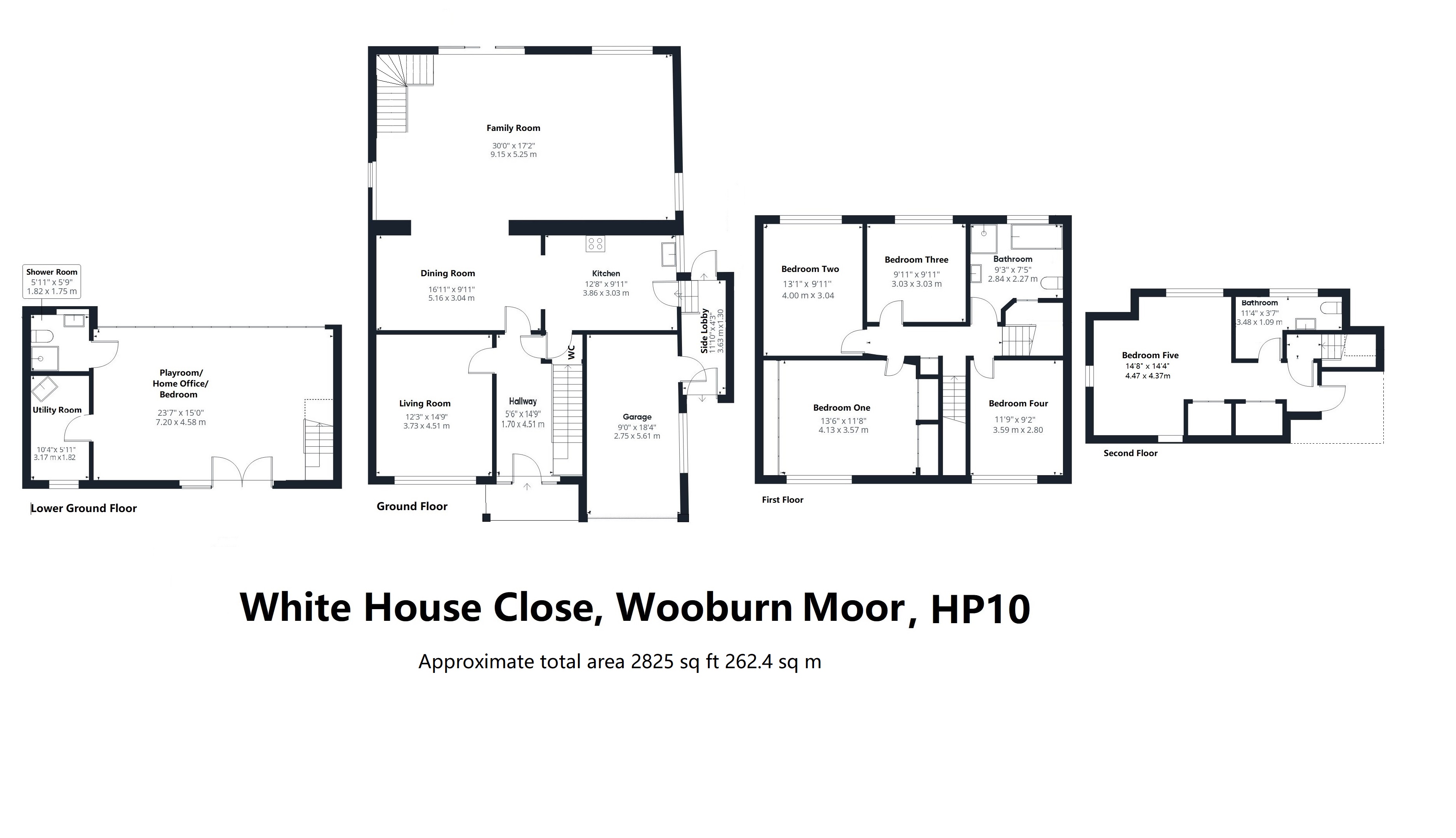 6, White House Close, Buckinghamshire floorplan