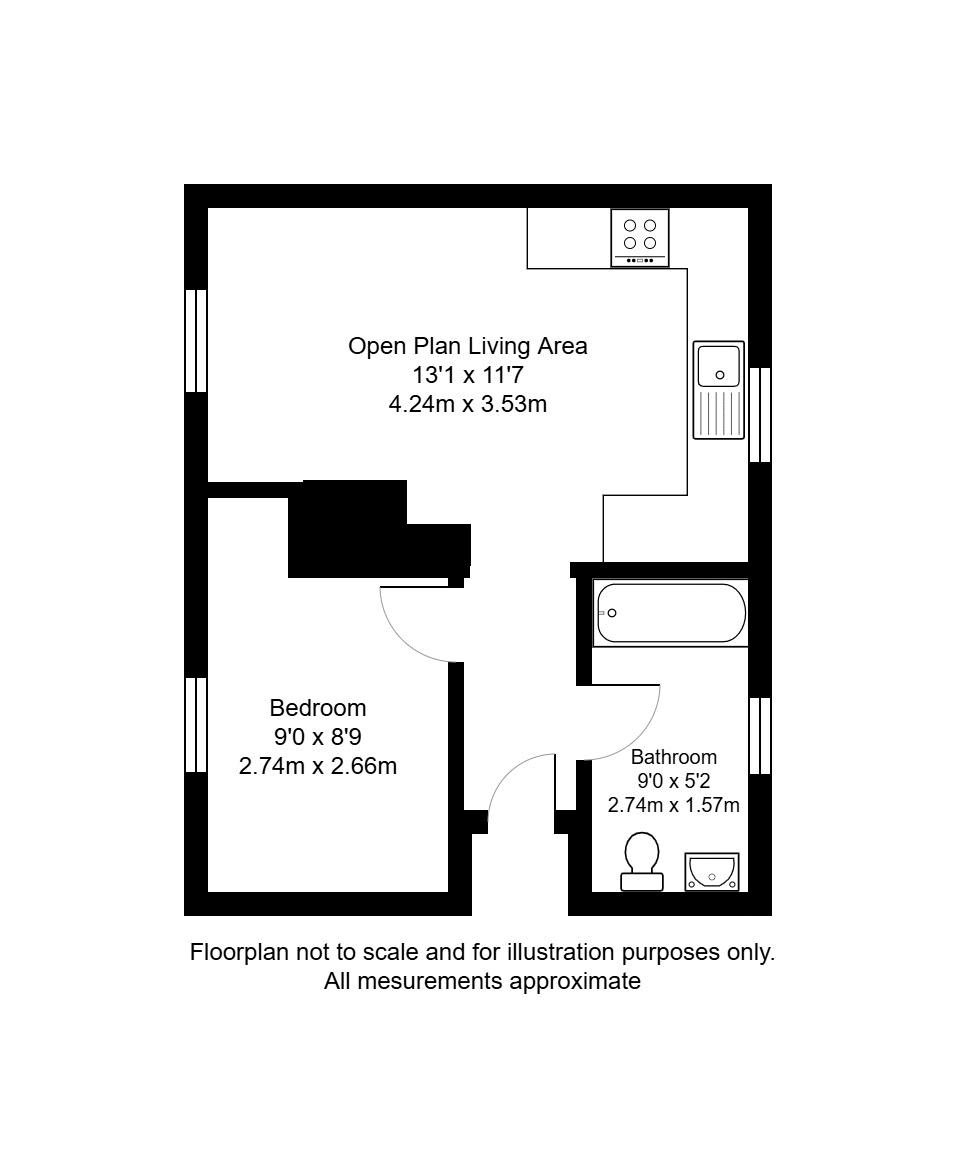 Flat 28, Falmouth Place, Tonbridge floorplan