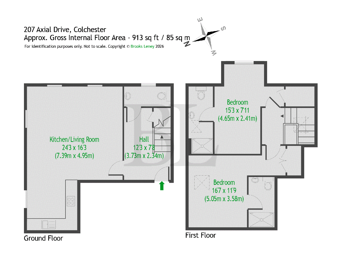 207 Axial Drive, Braiswick, Colchester floorplan