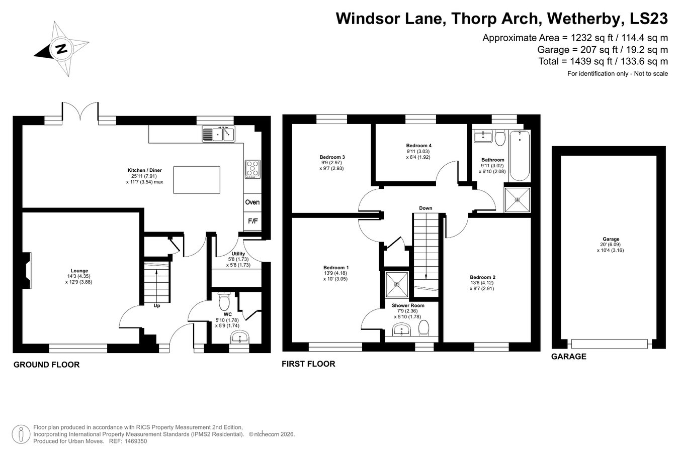 2, Windsor Lane, Wetherby floorplan