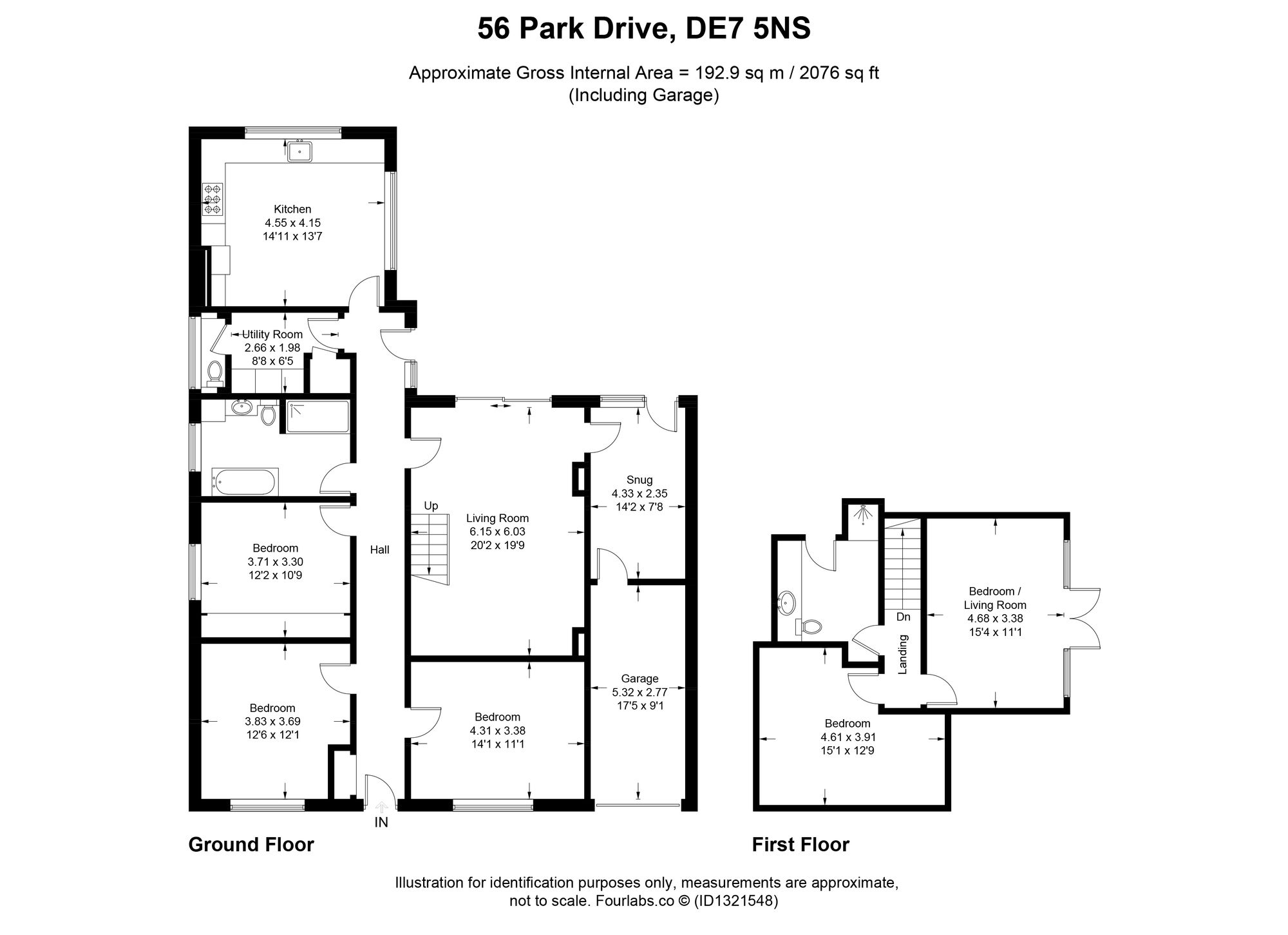 56 Park Drive, Ilkeston floorplan