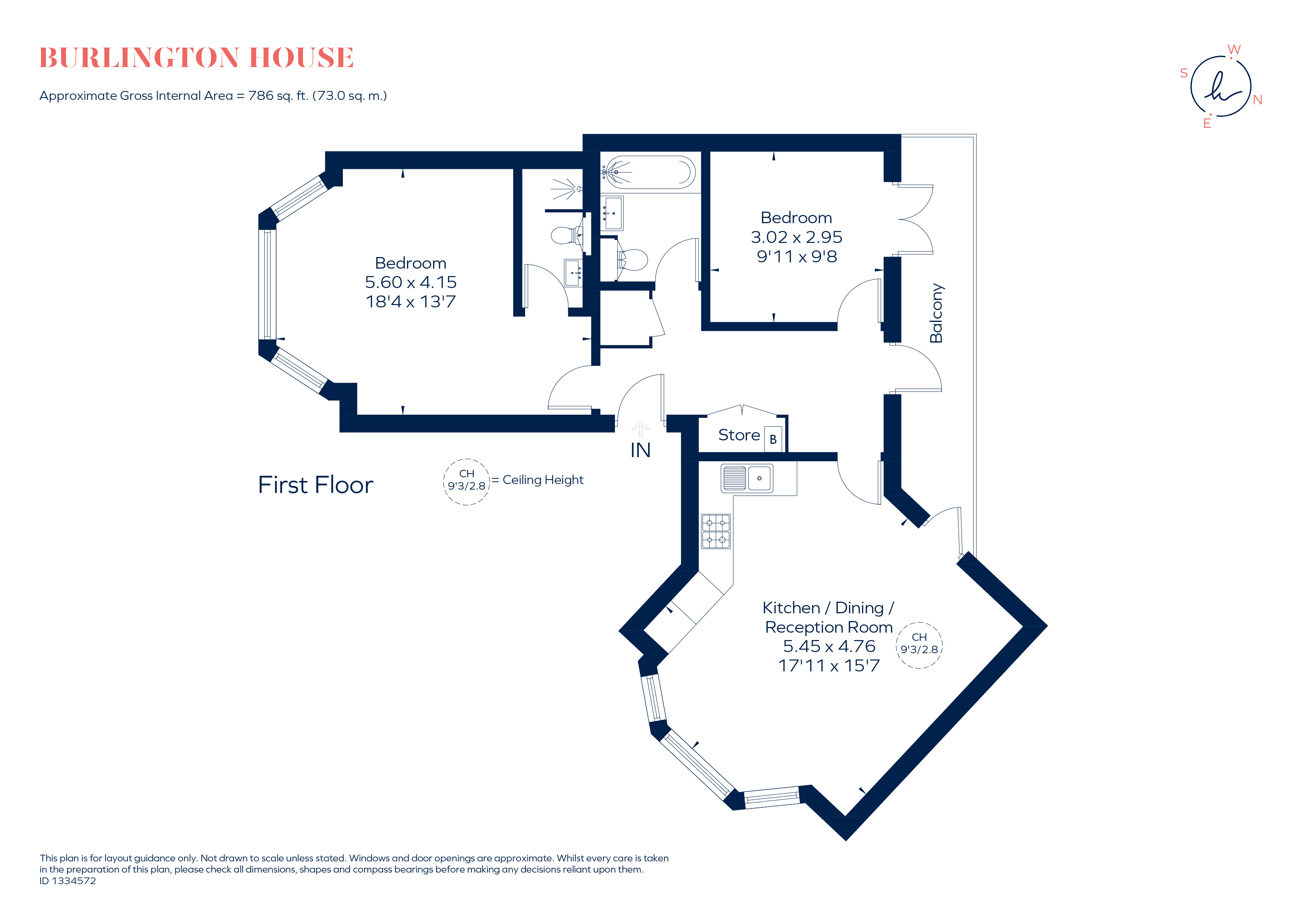 32B The Mall, Ealing floorplan