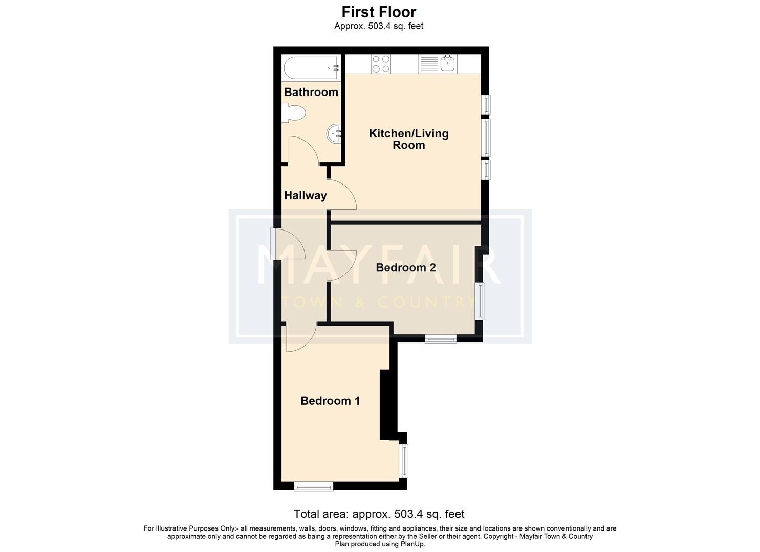 Flat 8, Kew Gardens, Weston-Super-Mare floorplan
