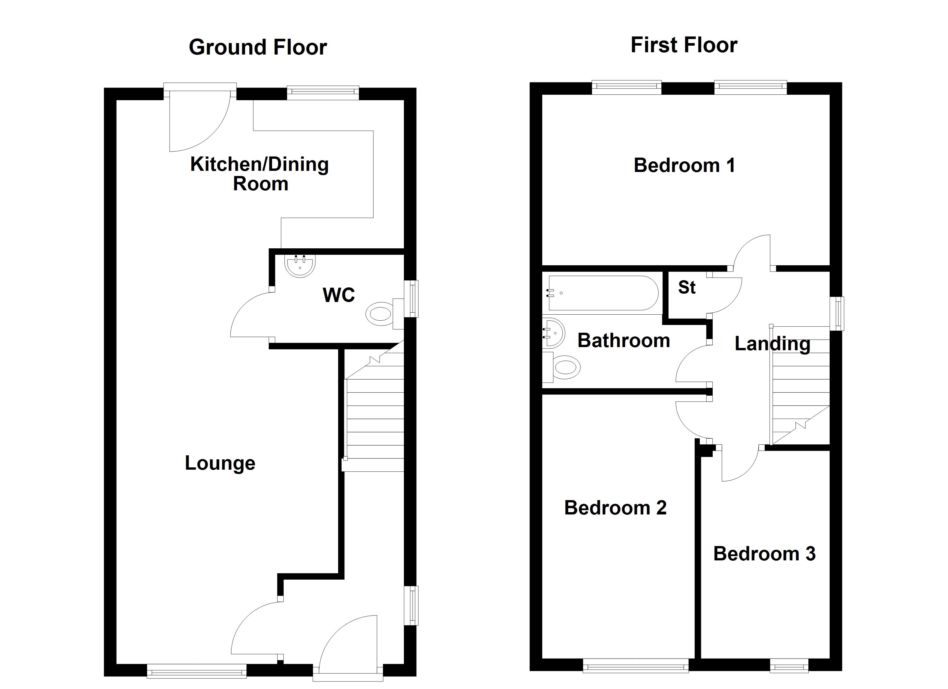 the_stirling_195, Cross Bank, Balby floorplan