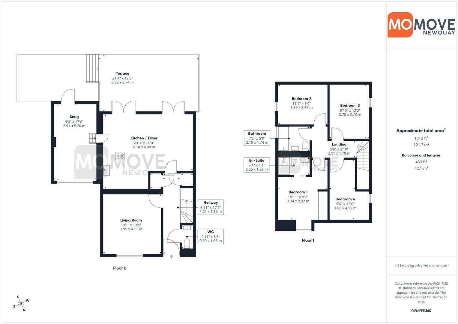 21, Pipers Parade, Newquay floorplan