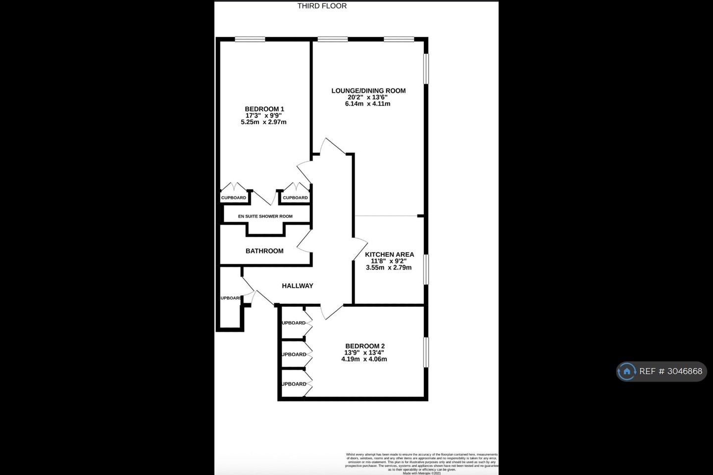 Flat, Brunswick Terrace, Hove floorplan