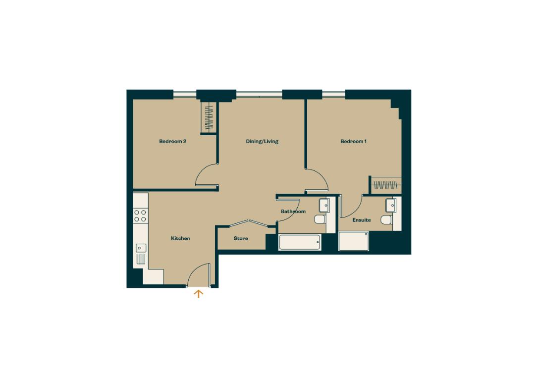 The Goodsyard, 53 Pitsford St, Birmingham floorplan