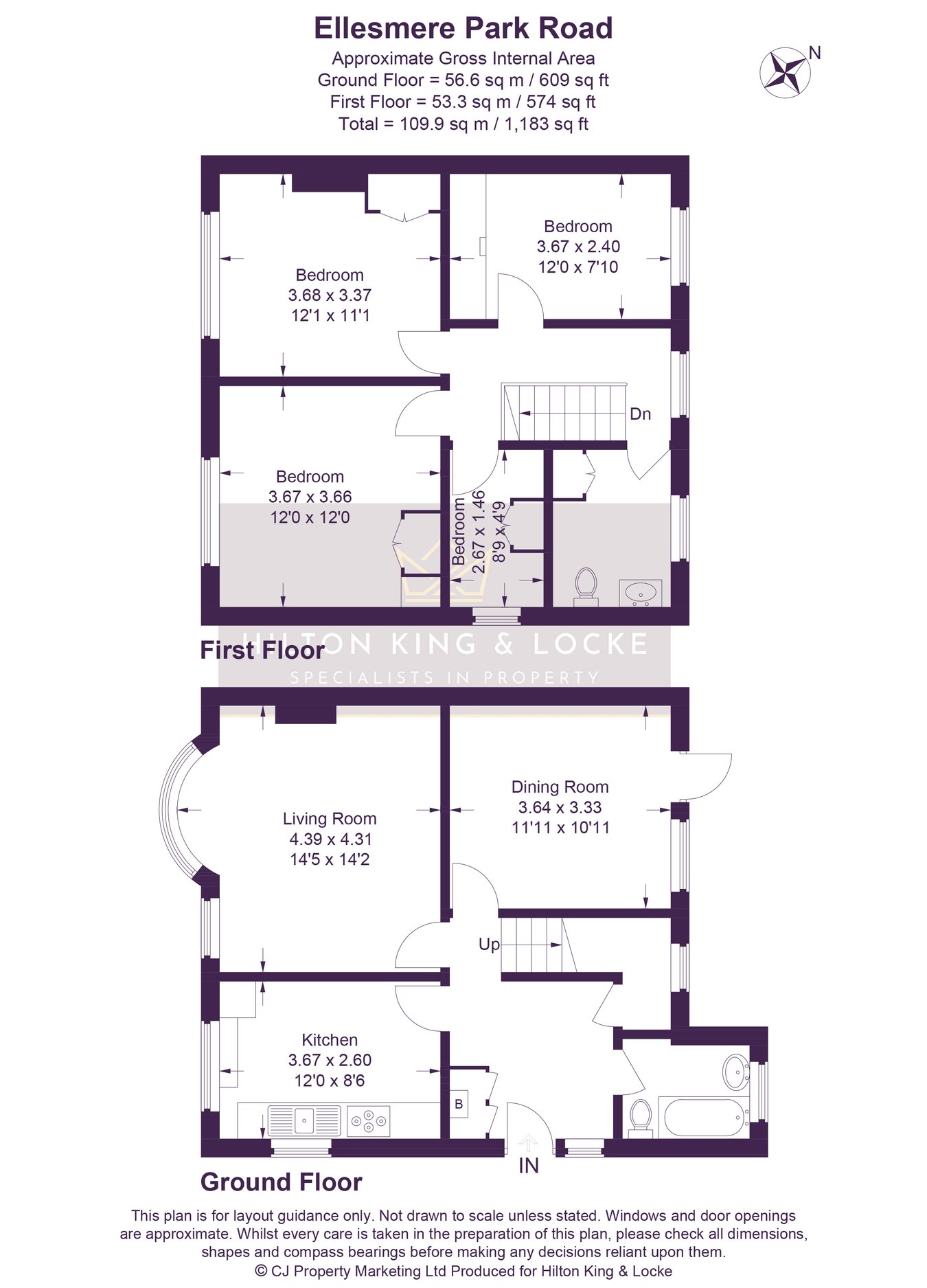 Ellesmere, Park Road, Farnham Royal floorplan