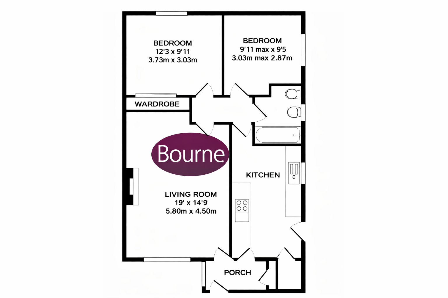 23, Waverley Drive, Ash Vale floorplan