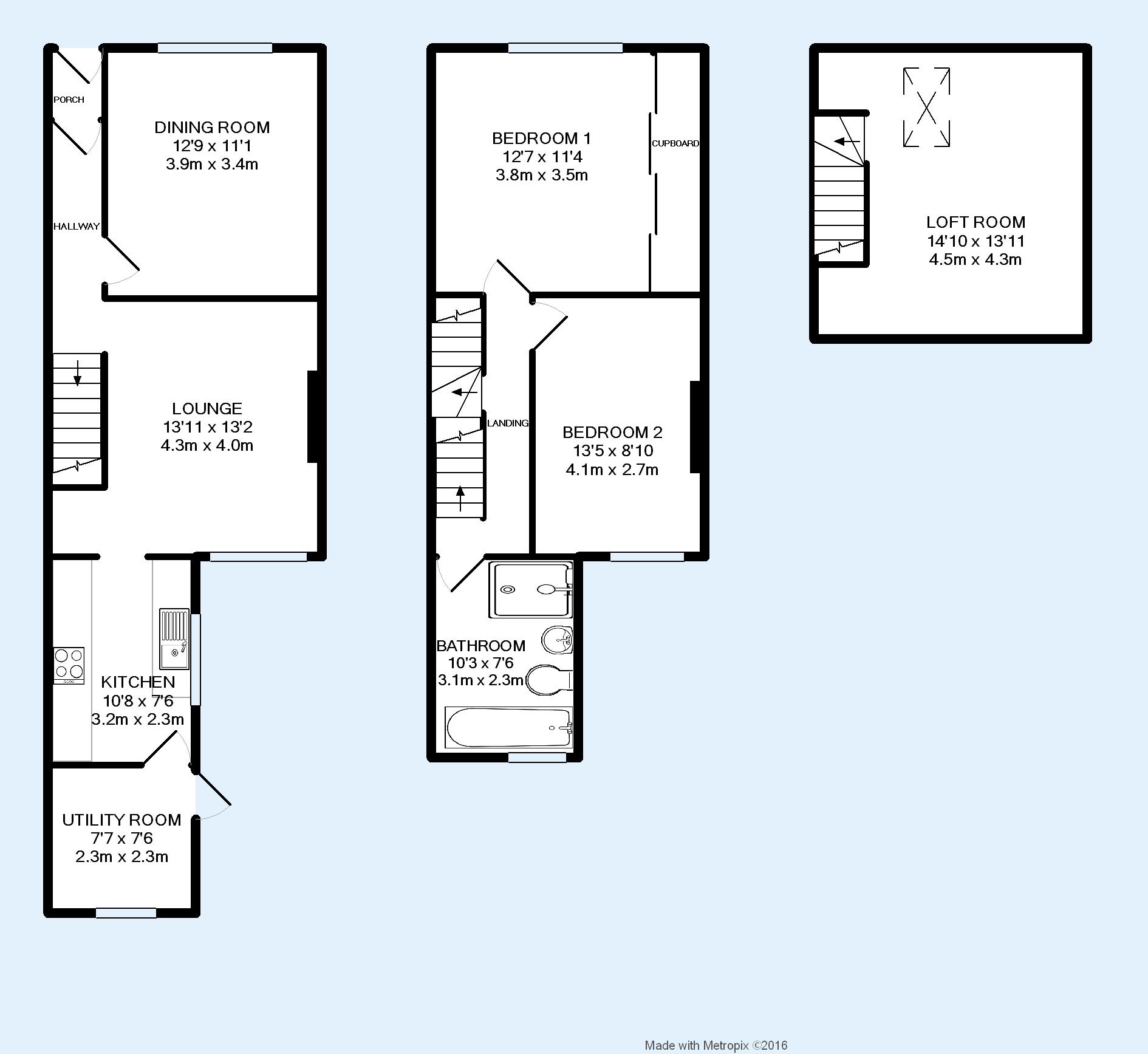 2 Bedrooms  to rent in Garnet Street, Bedminster, Bristol BS3
