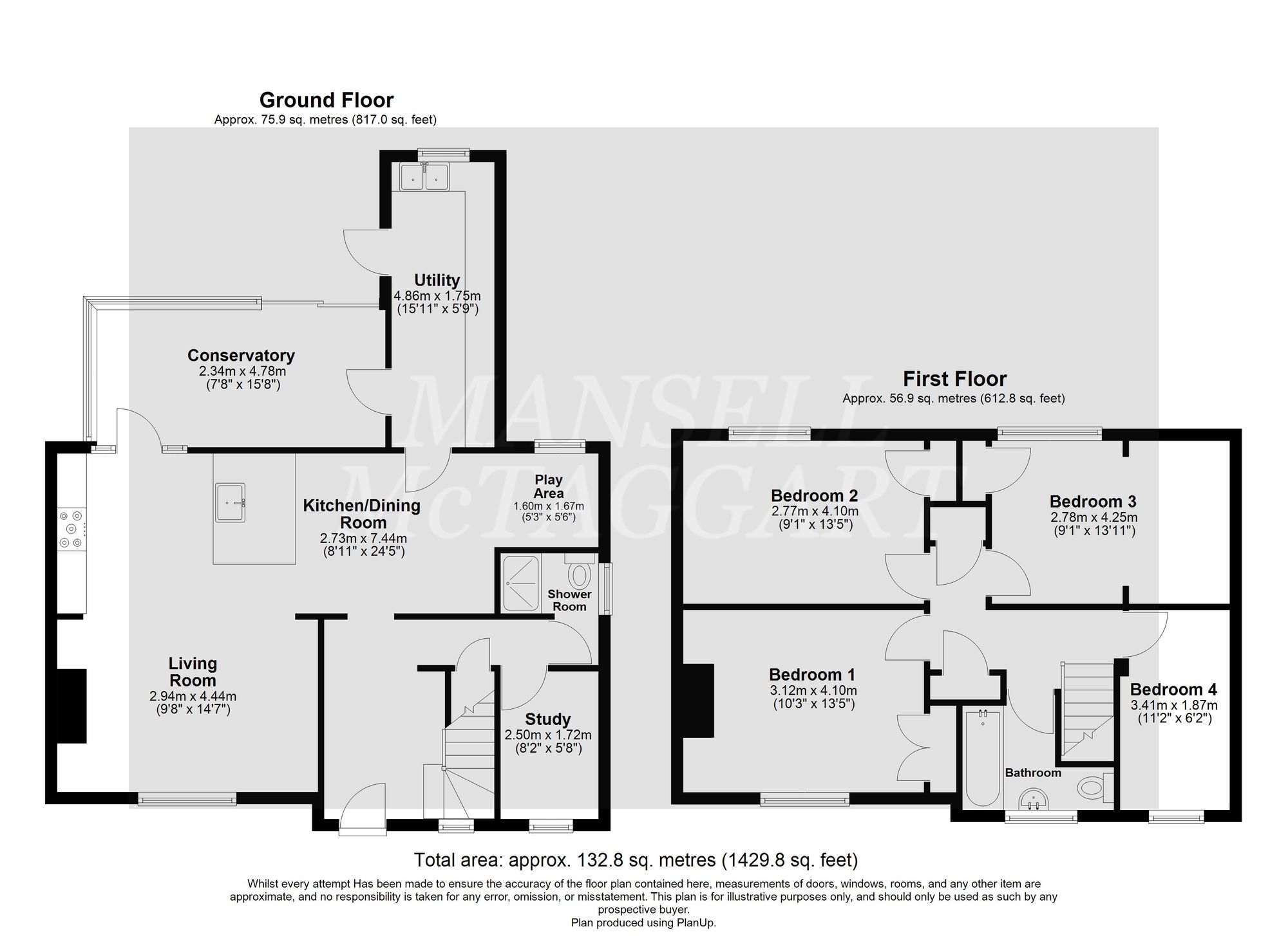 135 Hollow Lane, Lingfield floorplan