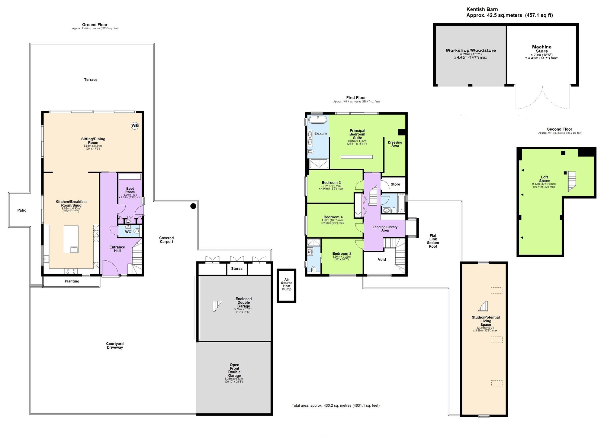 Shadow Barn Brook Street, Ashford floorplan