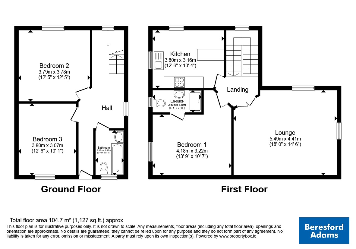 1 Capel Y Ffynnon,, Bryn Pydew, Conwy floorplan